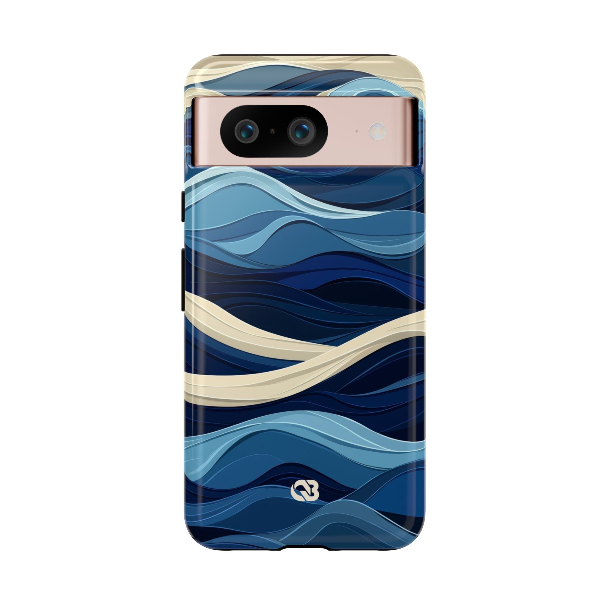 Cobalt Coast Layers · Tough Phone Case for Google Pixel
