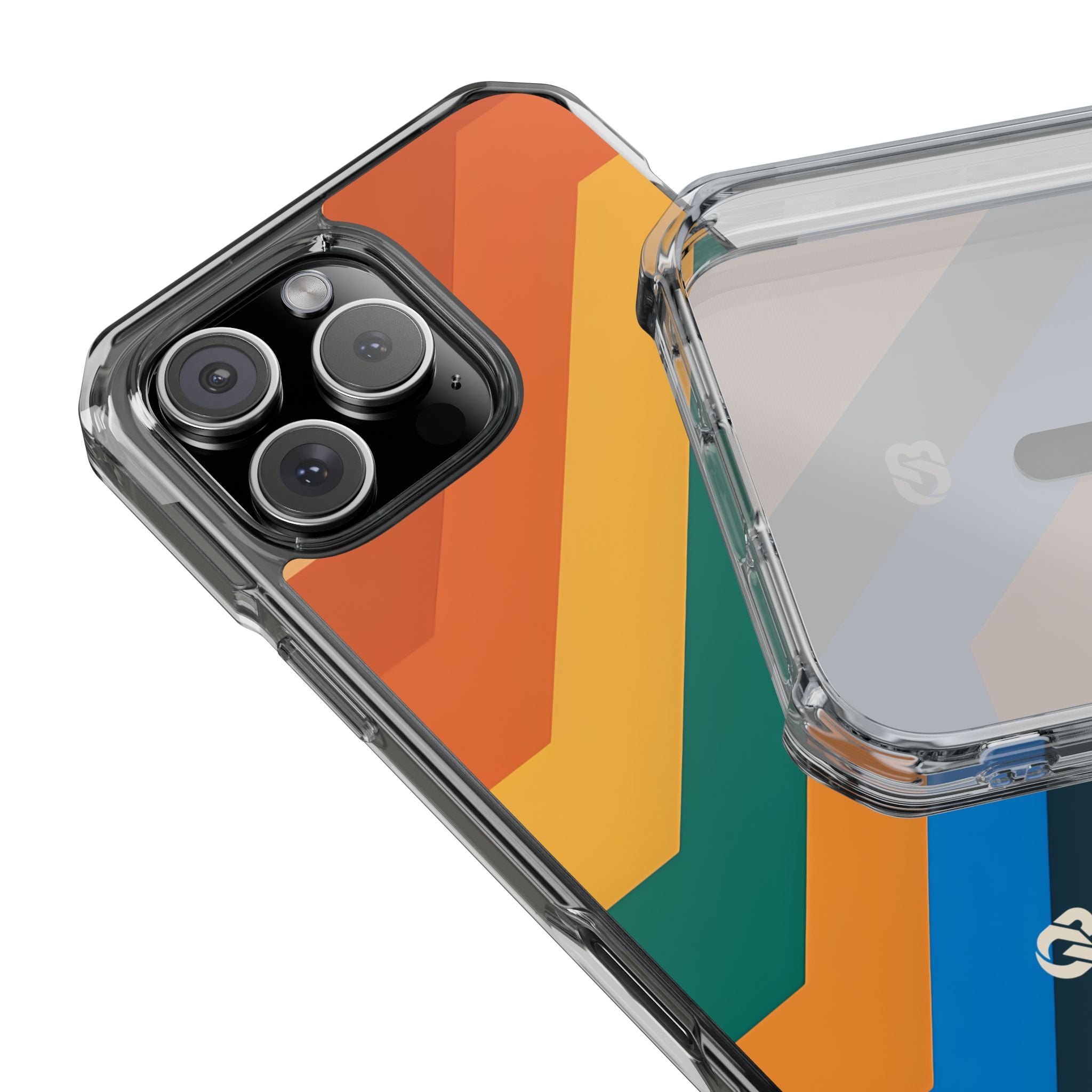 Retro Ridge Lines · Impact Custodia per iPhone · Magsafe