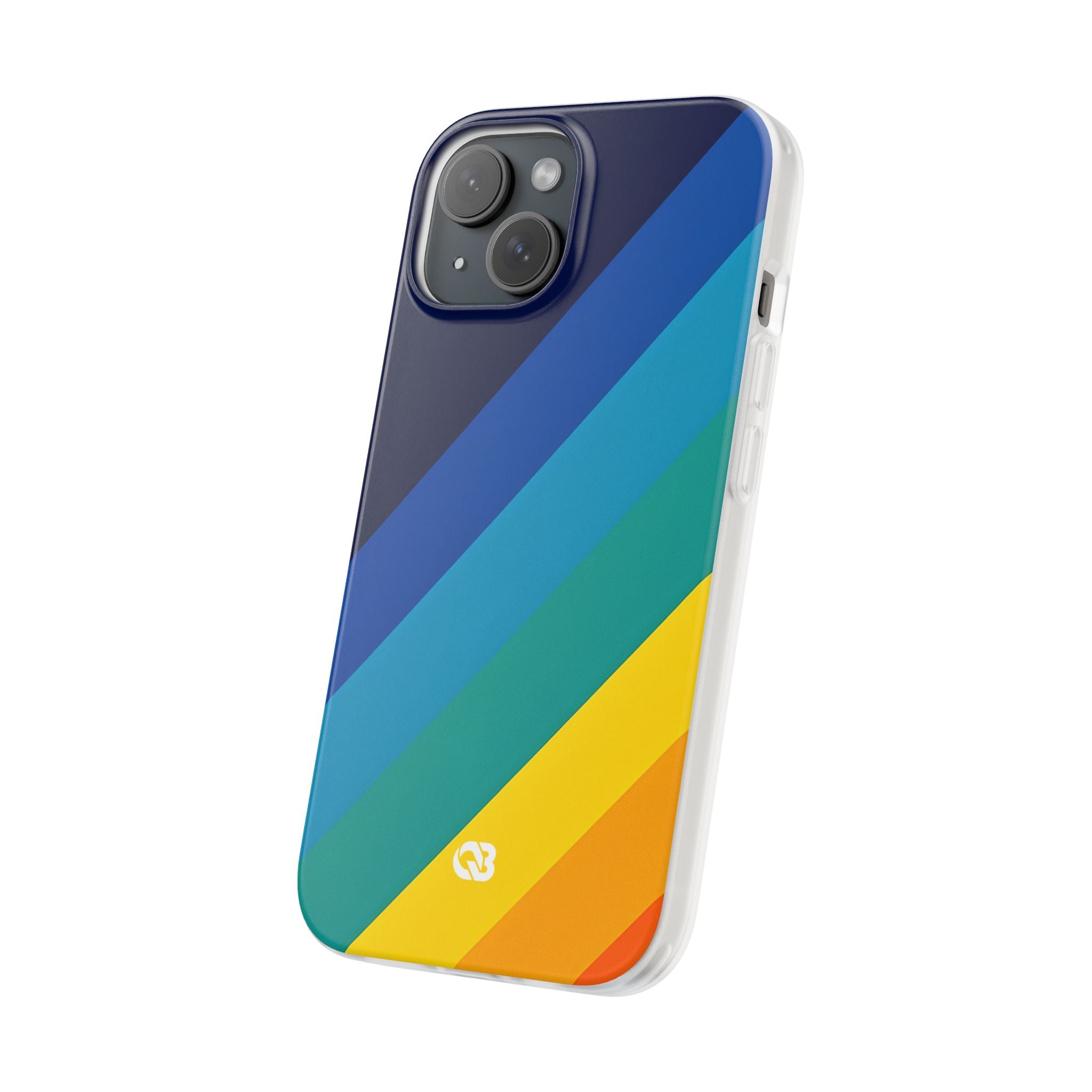 Prismatic Slant · Soft Phone Case for iPhone