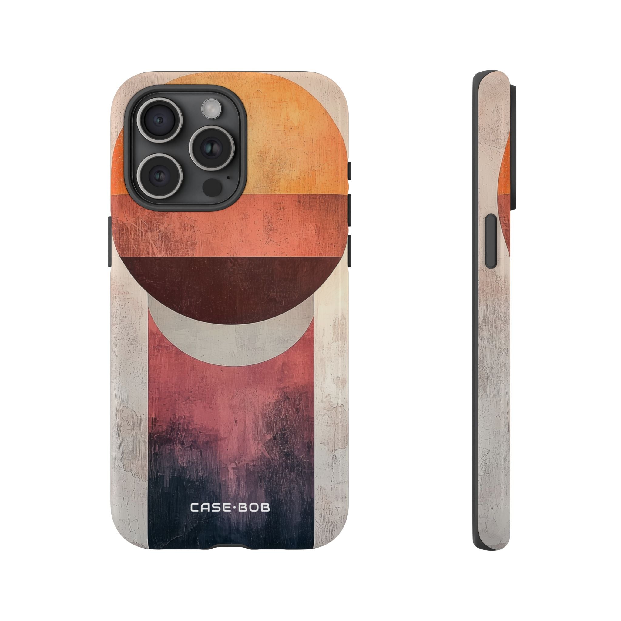 Sunset Orb iPhone 15 Pro Max Case - Tough