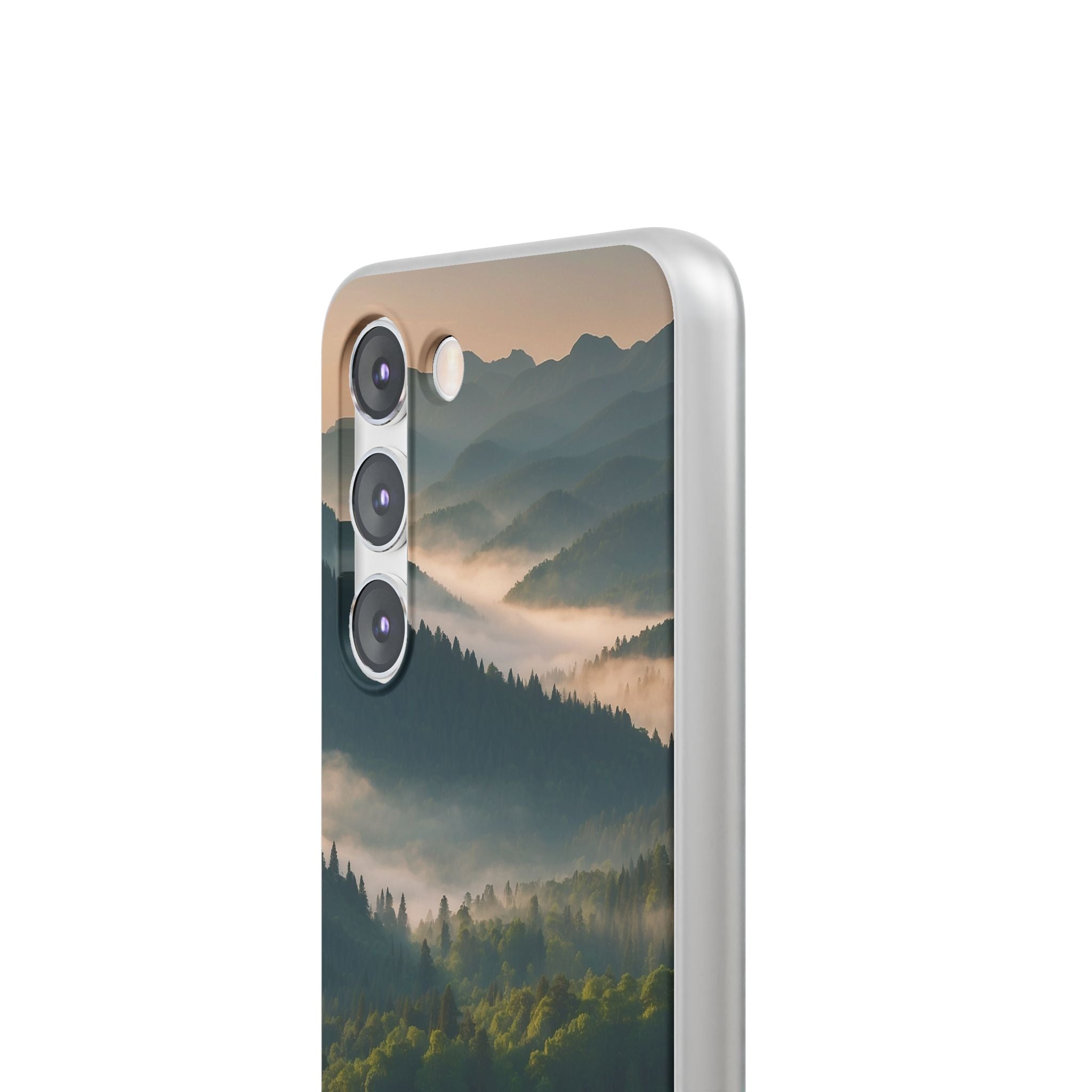 Foggy Mountain Ridge · Soft Phone Case for Samsung