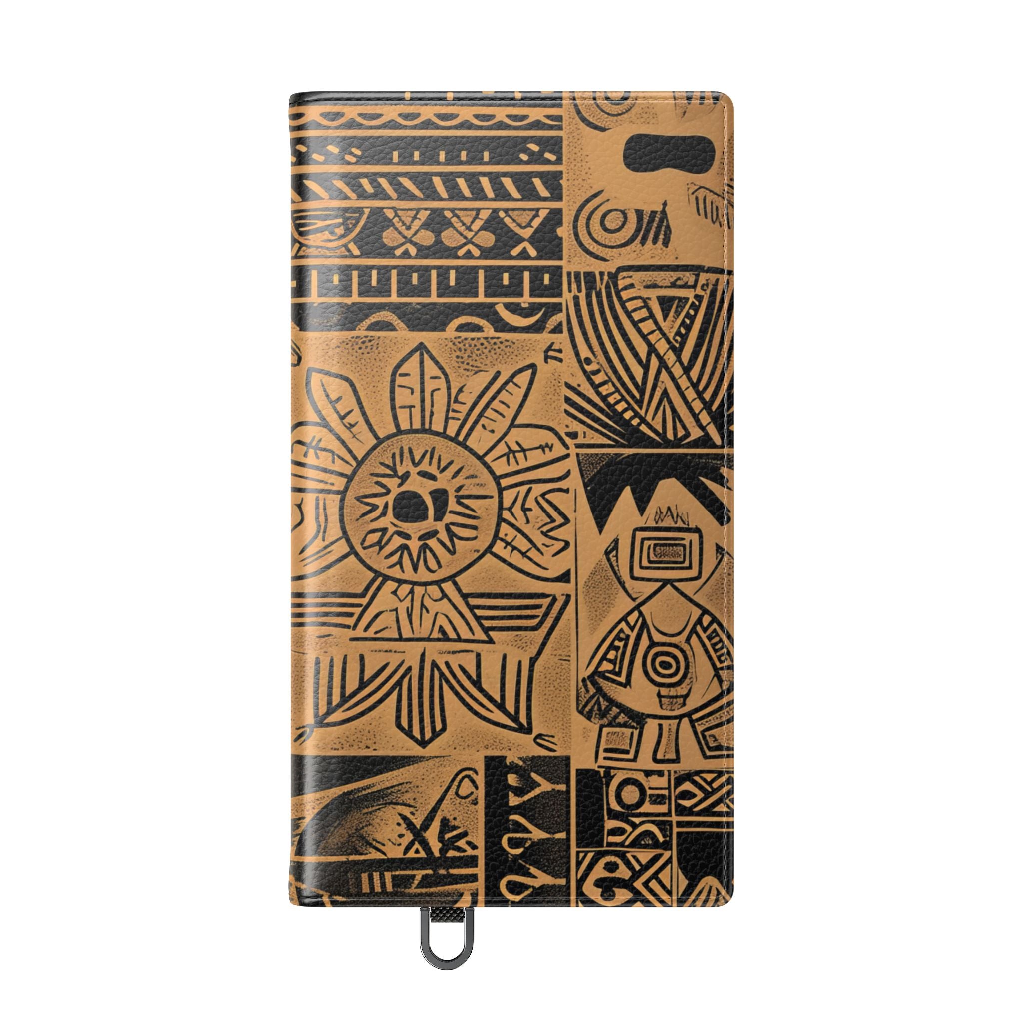 Hemelse Gezichten Bruin - Samsung S24 Ultra Case - Portemonnee