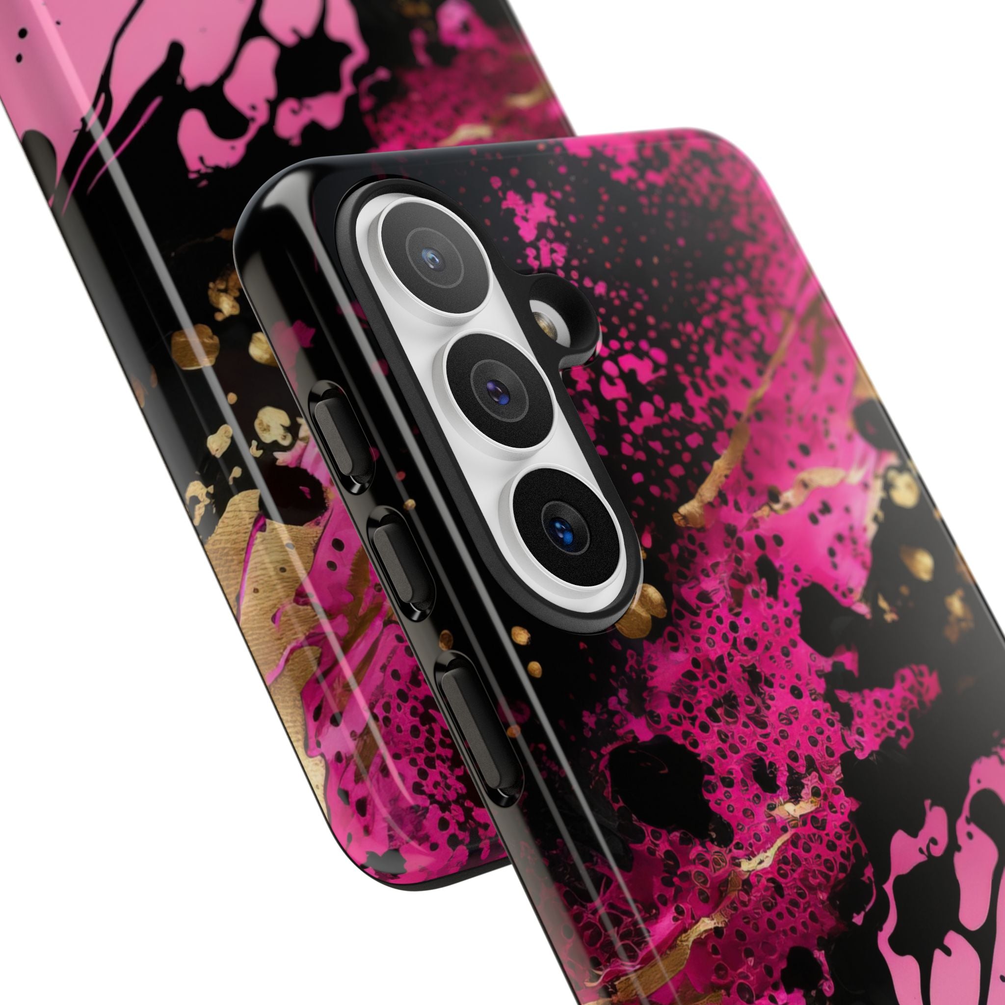 Magenta Liquid Gold · Tough Fundas para teléfono para Samsung