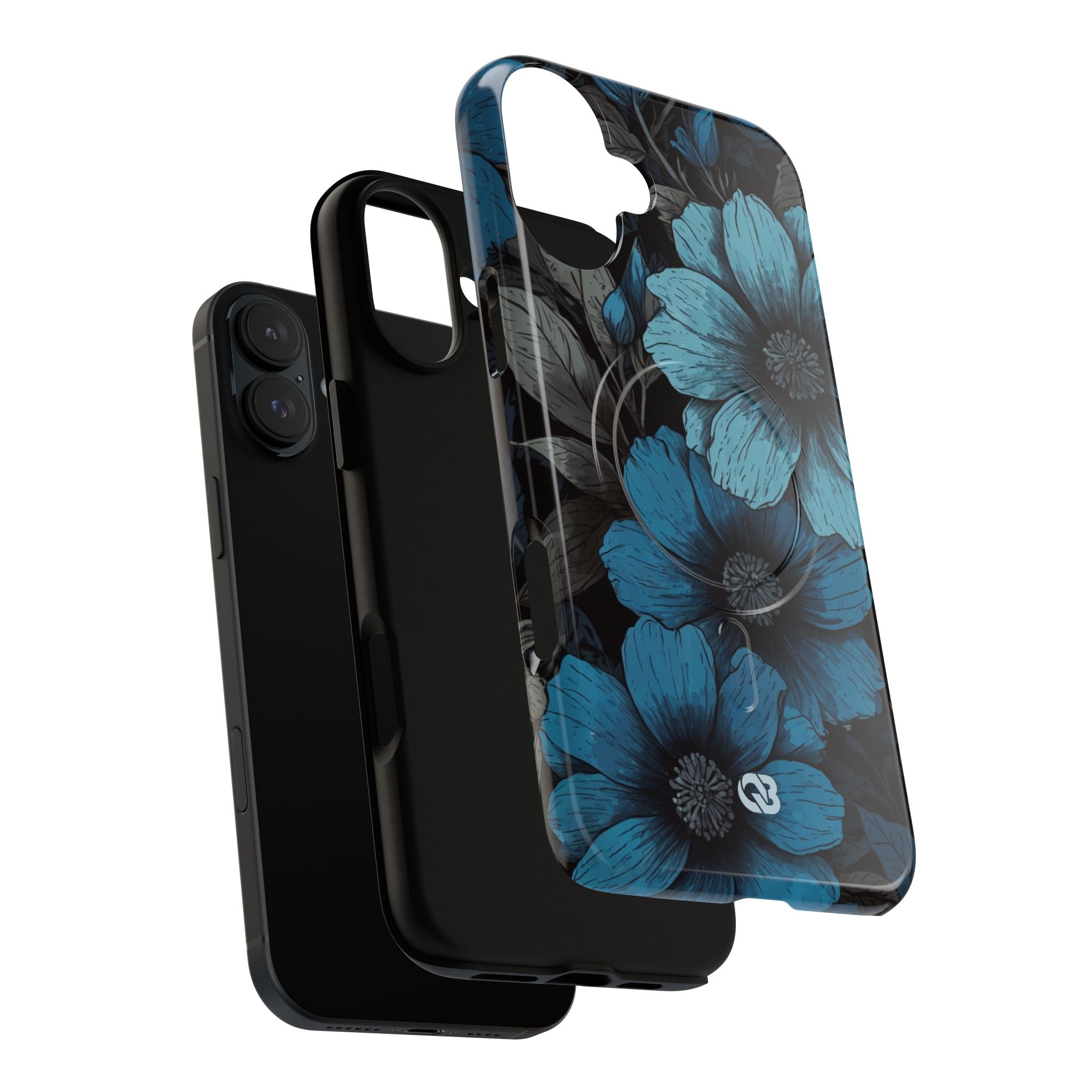 Obsidian Blue Petals · Tough+ Phone Case for iPhone · Magsafe
