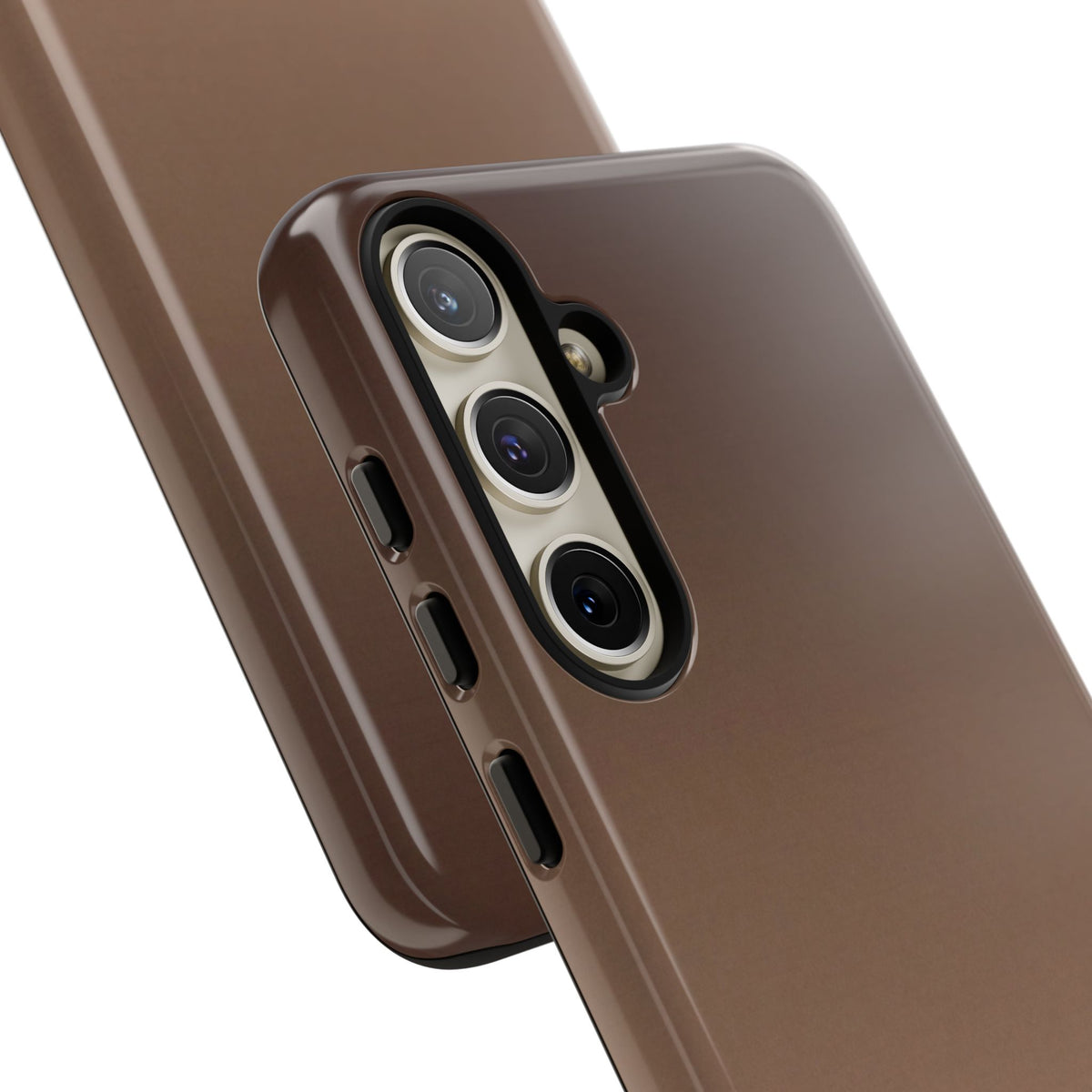 Brown Tough Phone Case for Samsung - Smoked Caramel Fade