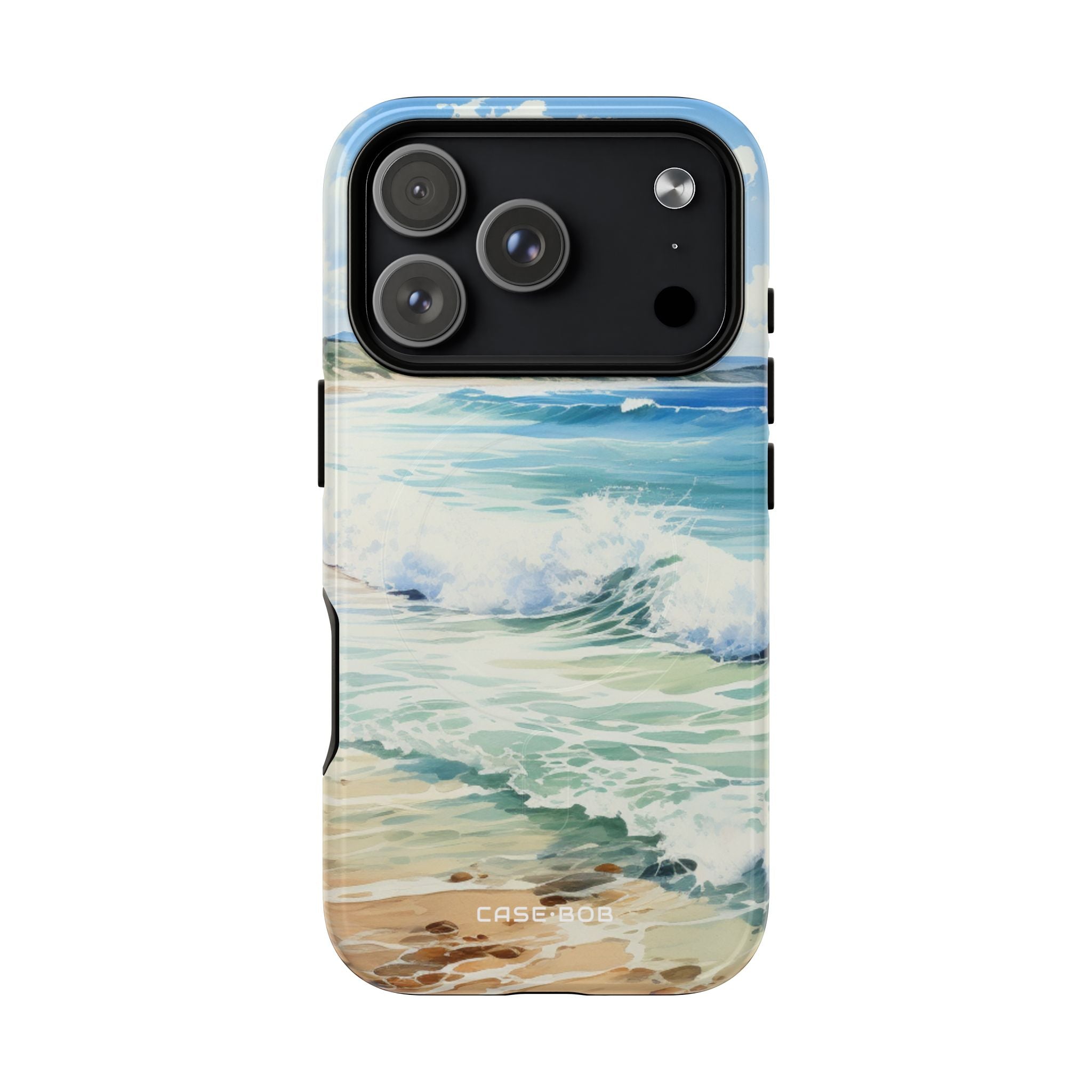 Foamy Wave Breeze iPhone 17 Pro Case - Tough+ - CASE•BOB