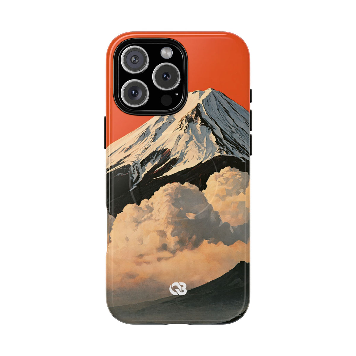 Sacred Peak Fuji · Tough 2.0 Magnetic Phone Case for iPhone · Orange