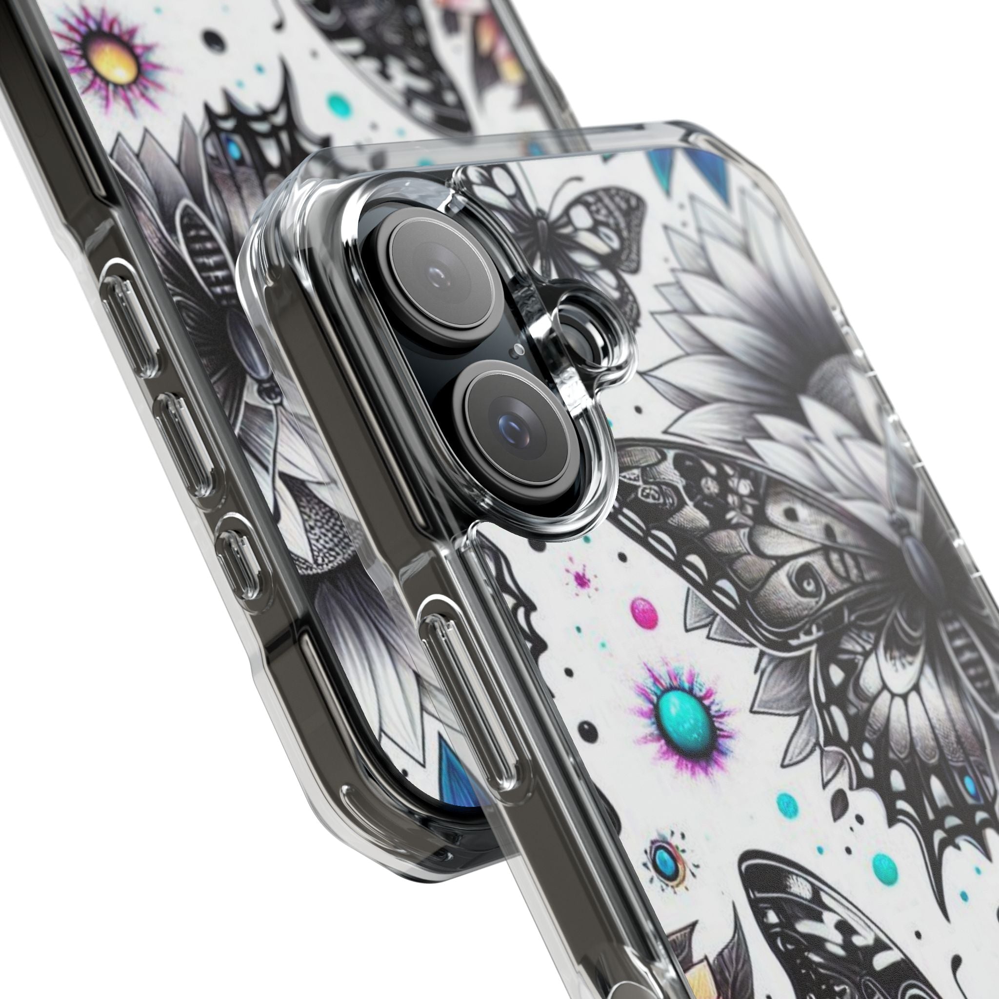 Butterfly Bloom iPhone 16 Case - Impact - CASE•BOB