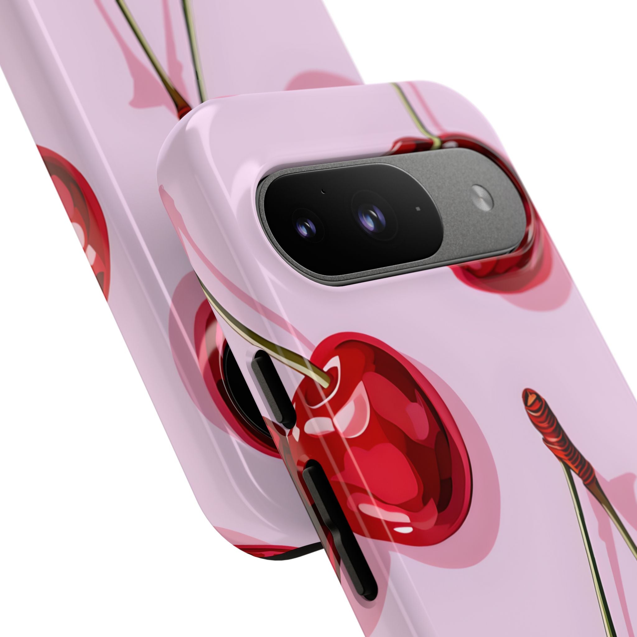 Glossy Cherry Burst Google Pixel 9 Case - Tough - CASE•BOB