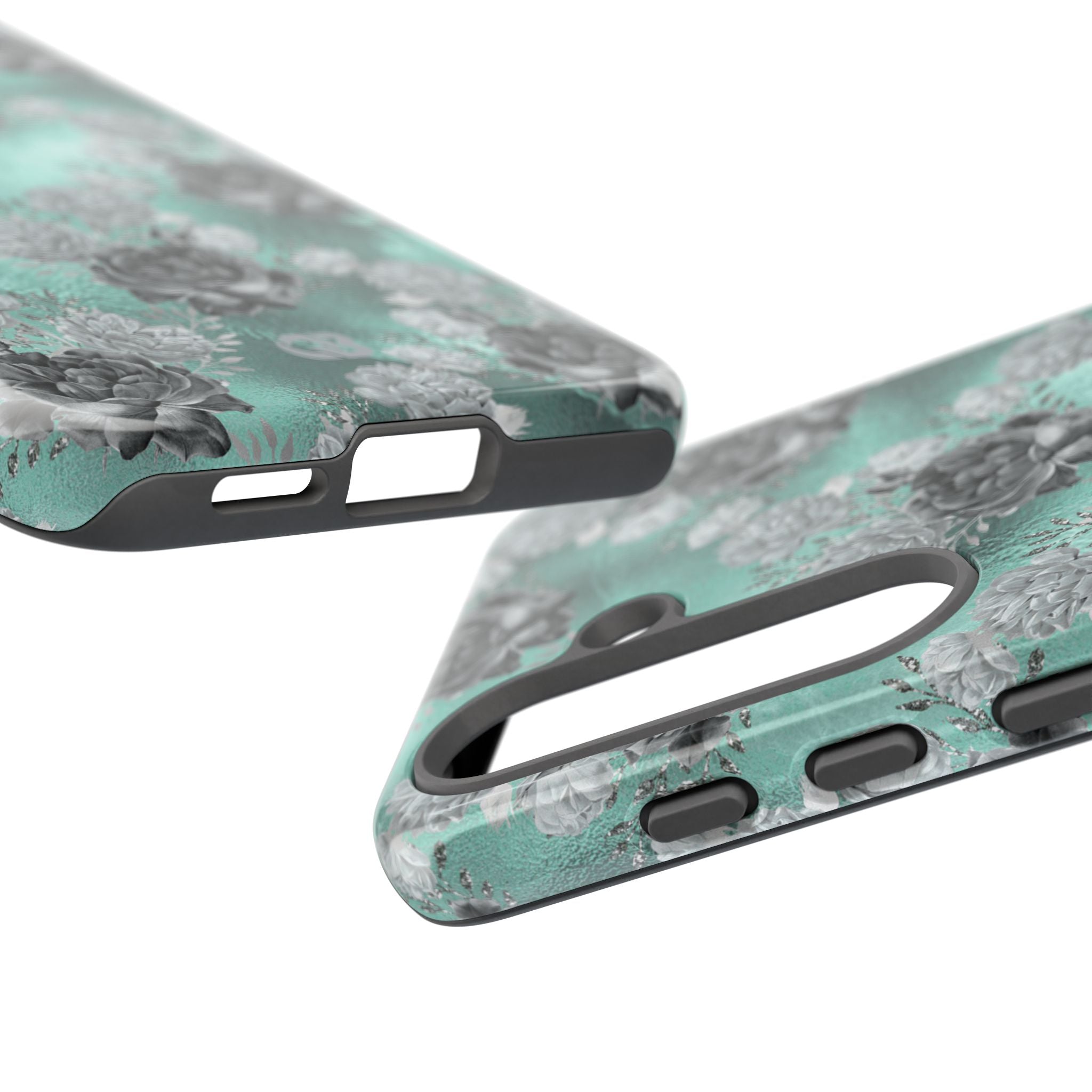 Frost Mint Floral · Tough Phone Case for Samsung