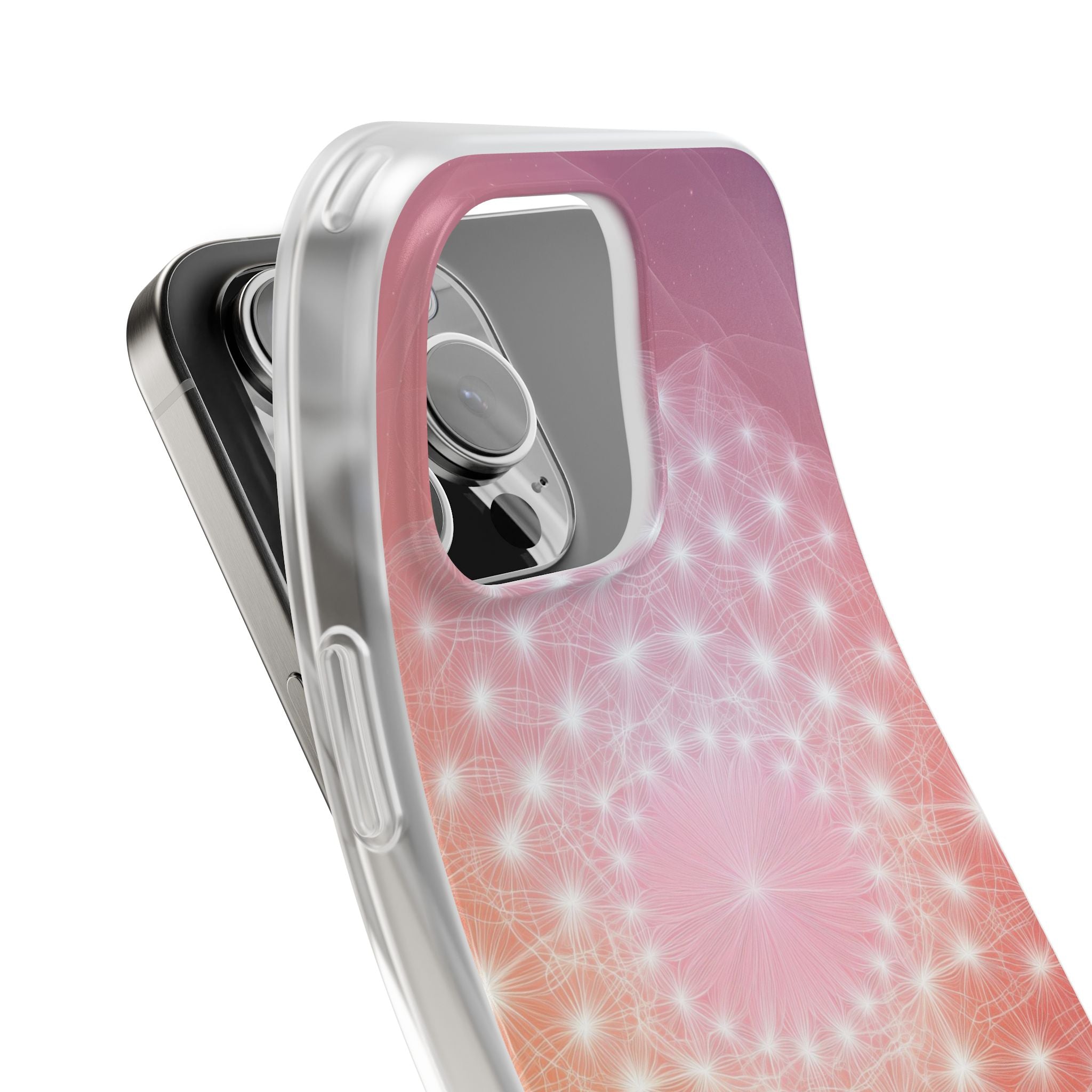 Radiant Stardust Mandala · Soft Phone Case for iPhone