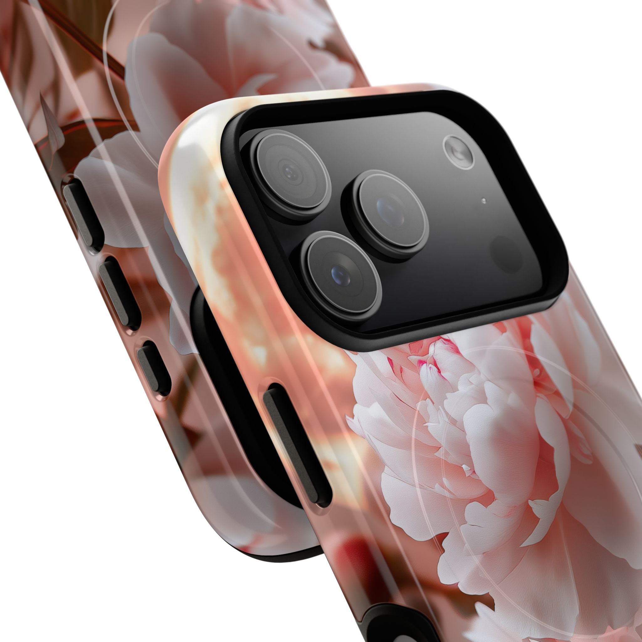 Peony Moonlight iPhone 17 Pro Case - Tough+ - CASE•BOB