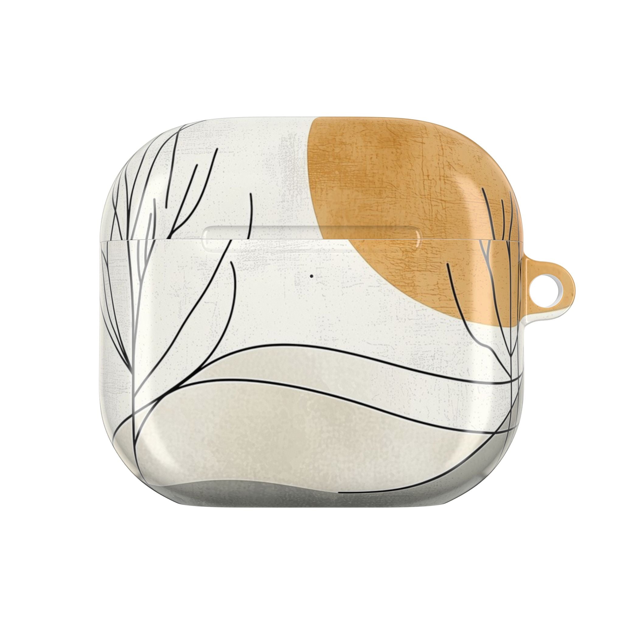 Orange Eclipse Trees - AirPods Case