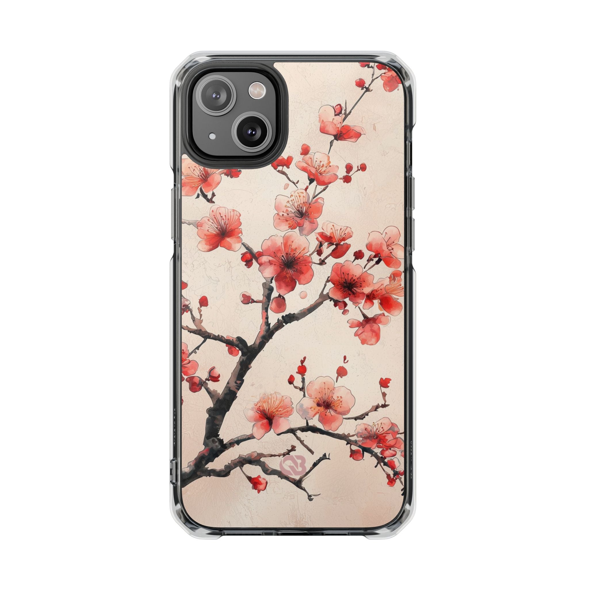 Crimson Silk Flora · Impact Handyhülle für iPhone · Magsafe