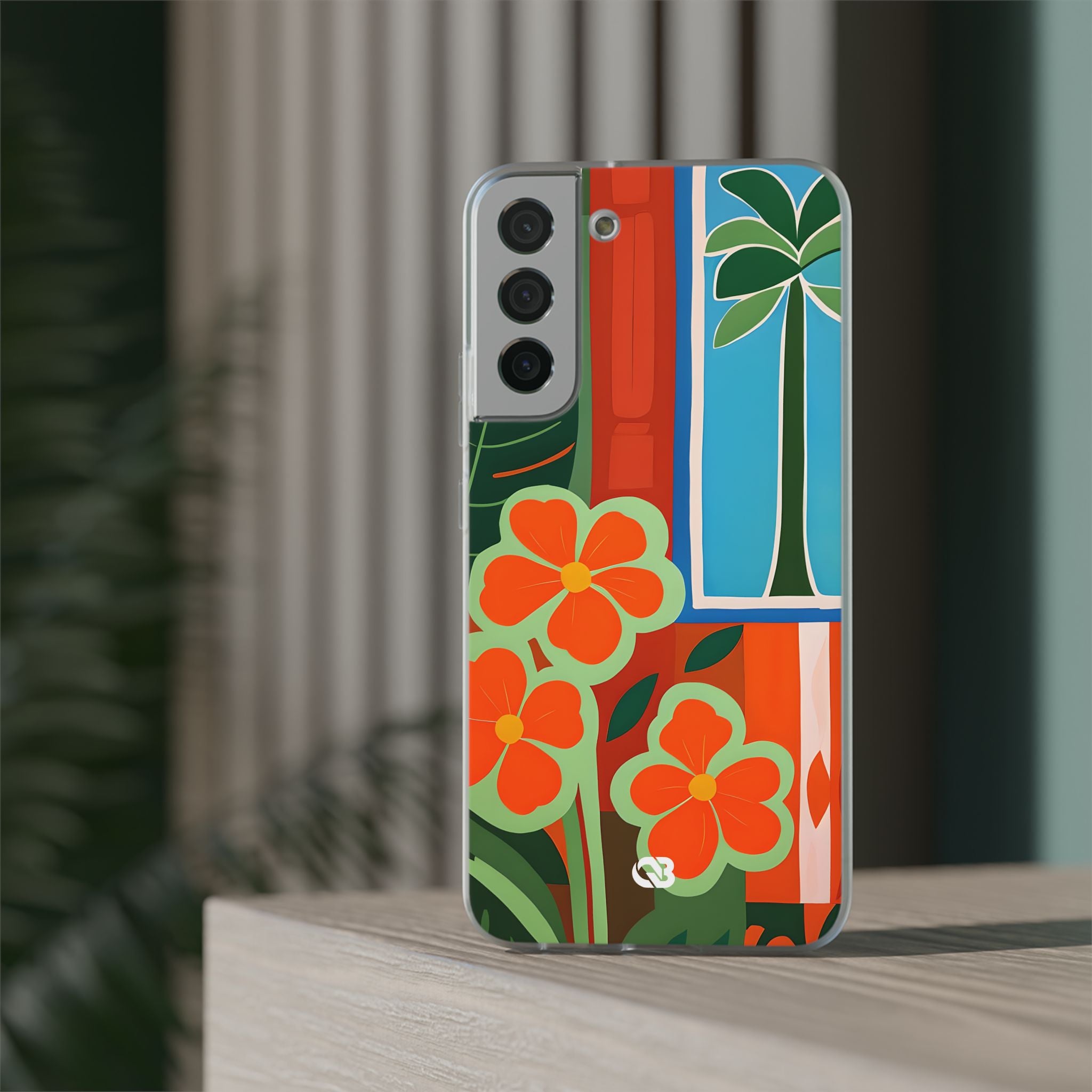 Vivid Jungle Collage · Soft Phone Case for Samsung
