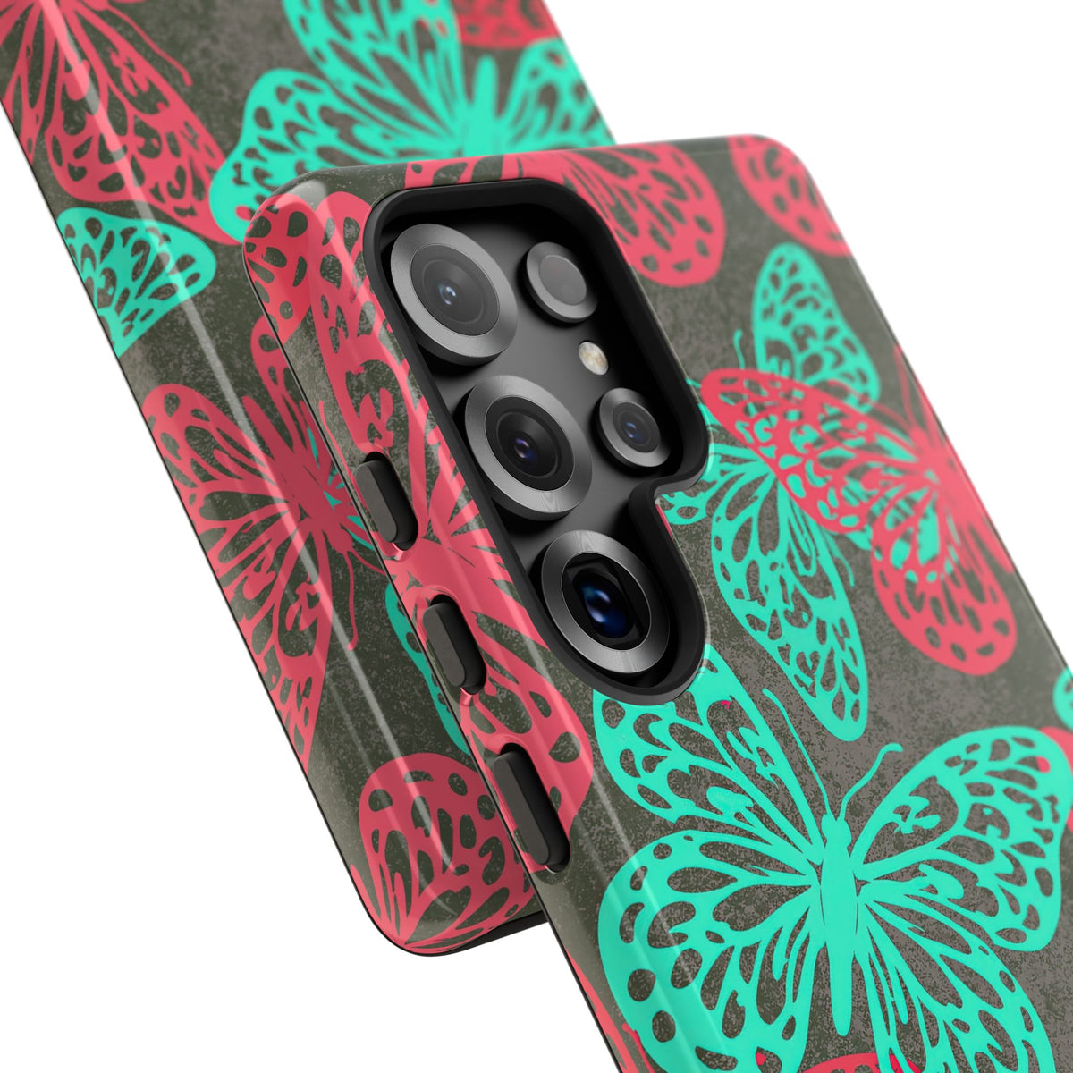 Electric Papillon · Tough Phone Case for Samsung · Pink