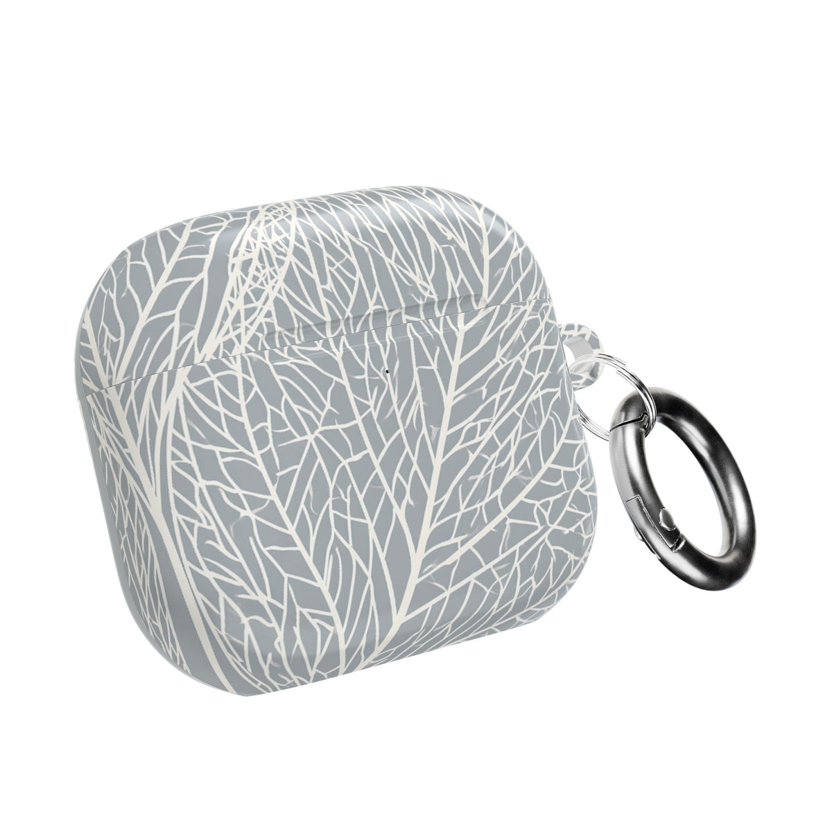 Minimal Leaf Skeleton · Hard Case for AirPods & AirPods Pro · Grey