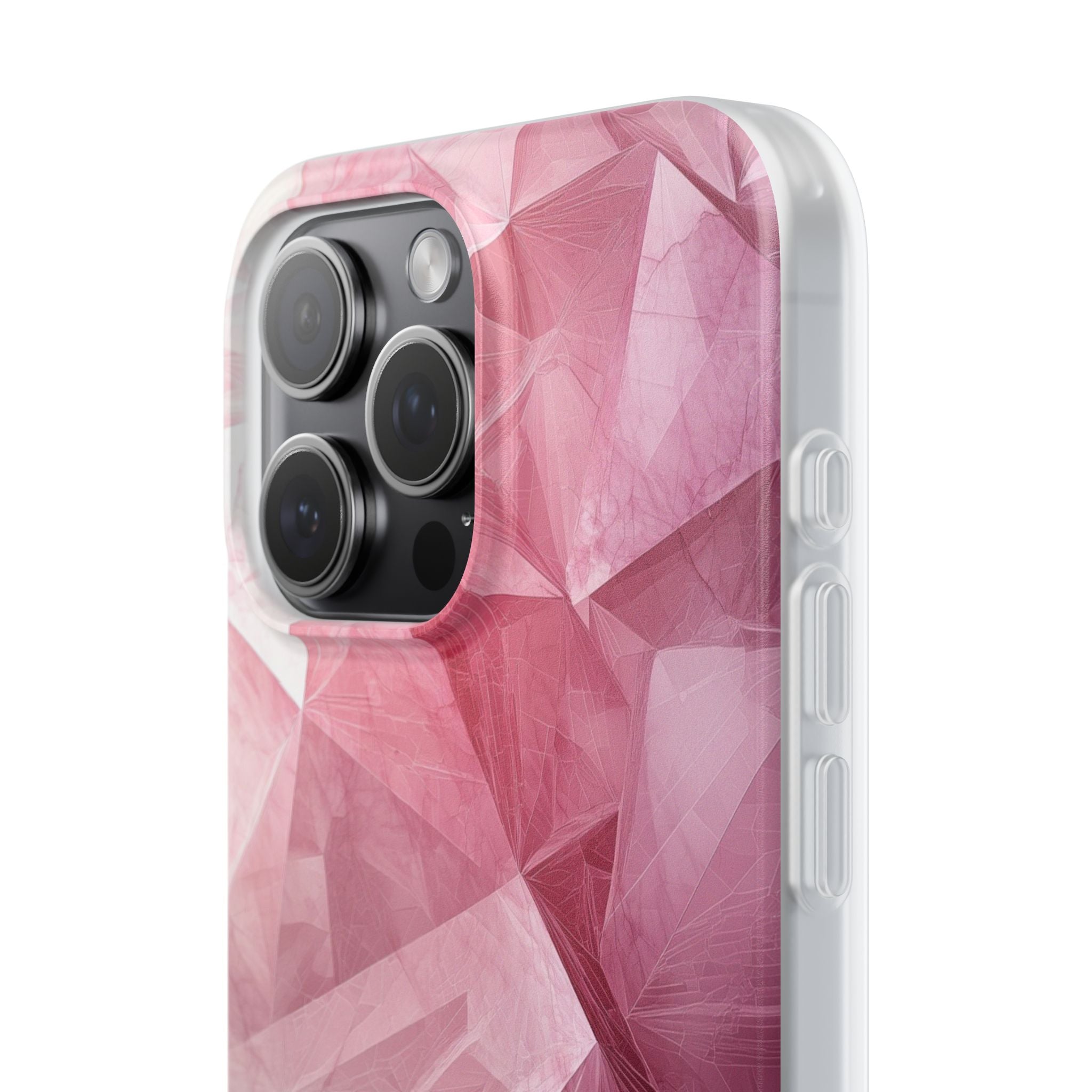 Shattered Rose Shards · Soft Phone Case for iPhone