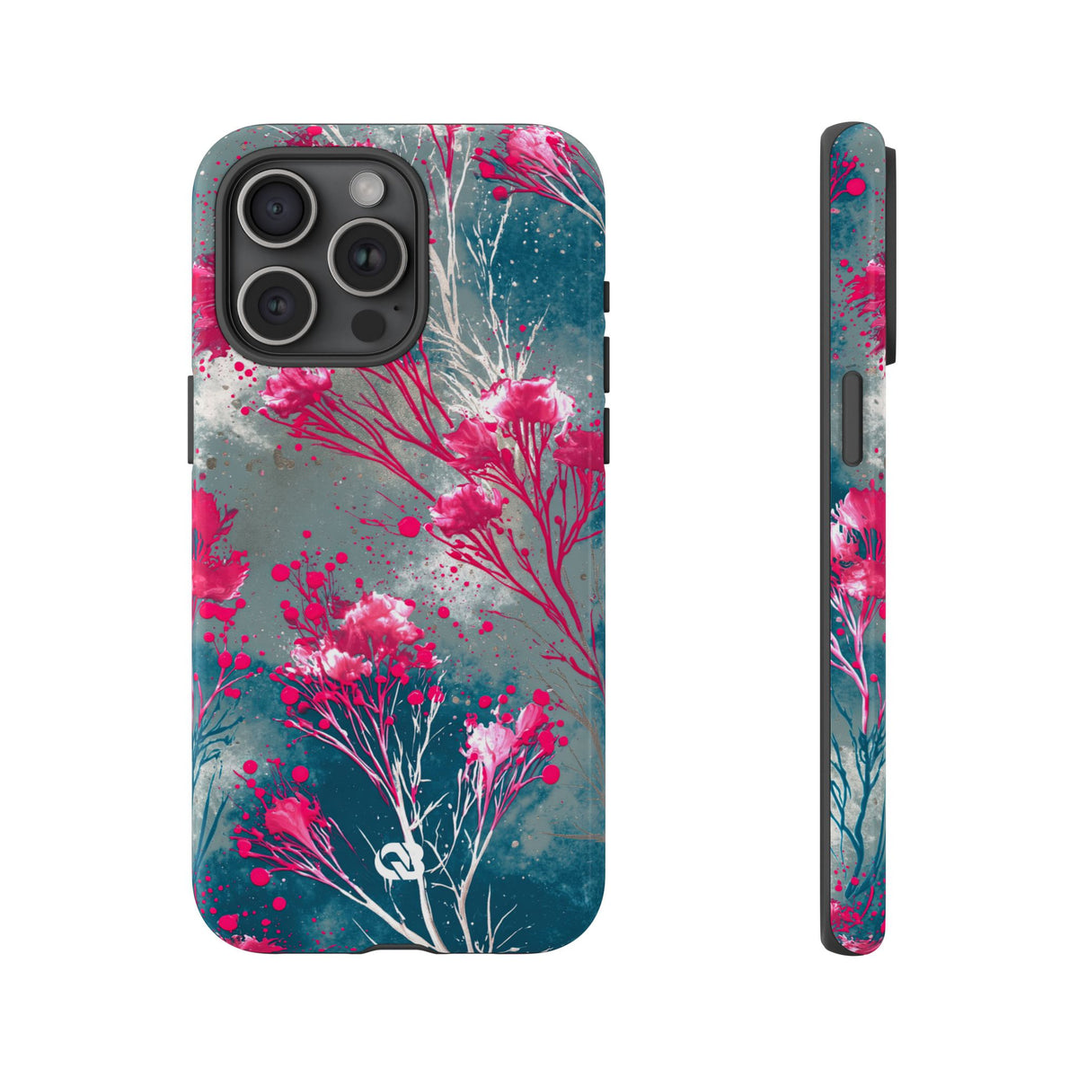 Cyber Blossom · Tough Phone Case for iPhone · Teal