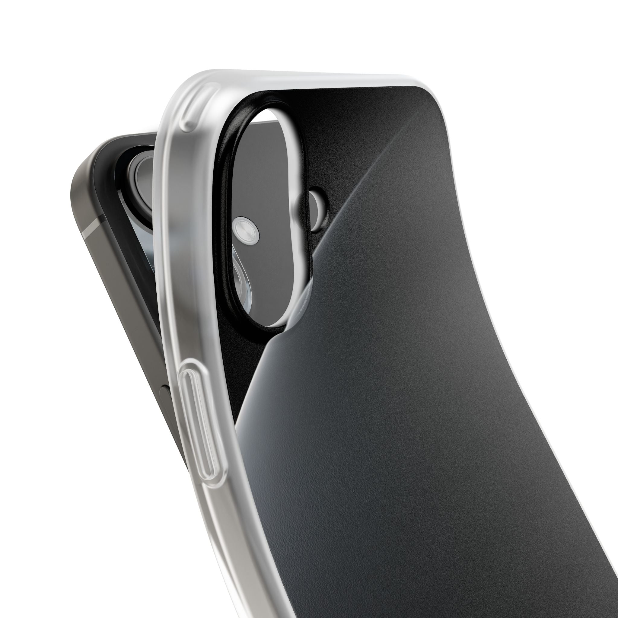 Black Lite Phone Case for iPhone - Obsidian Lunar Arch