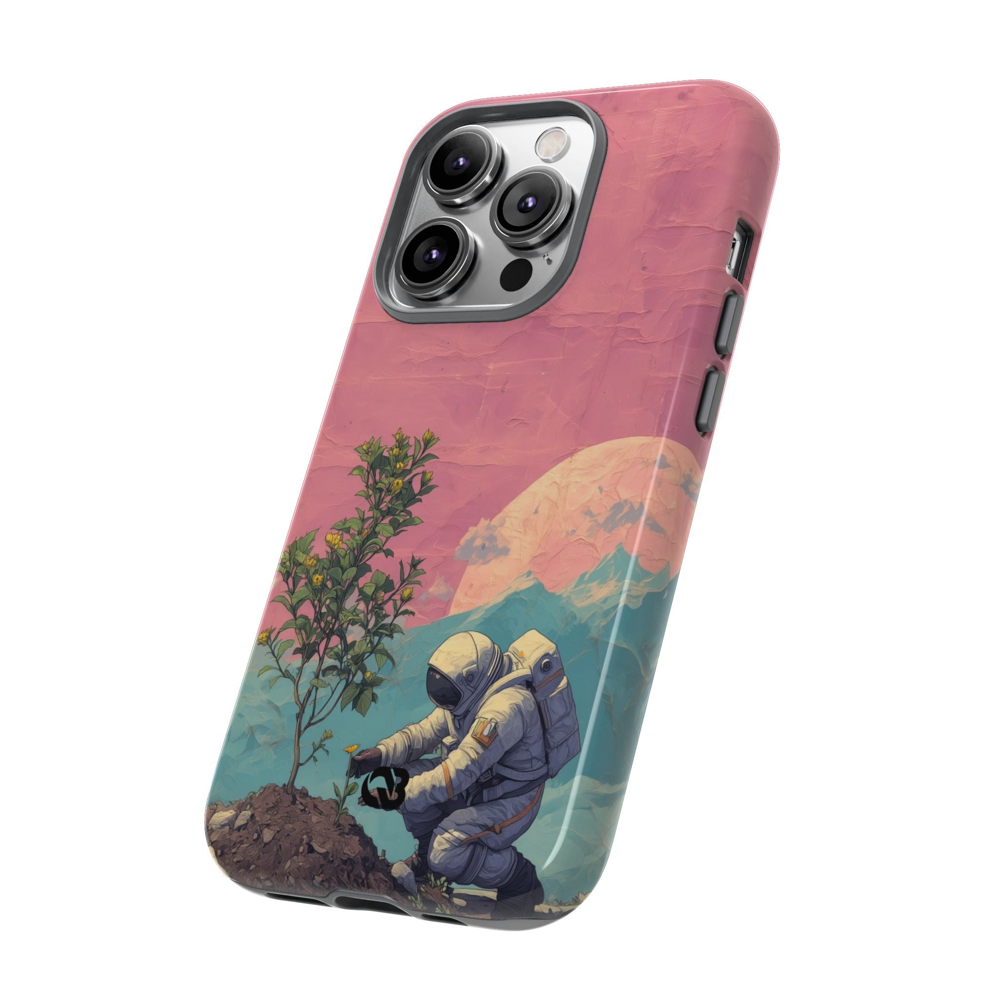 Lunar Pastel Bloom · Coque de téléphone Tough pour iPhone