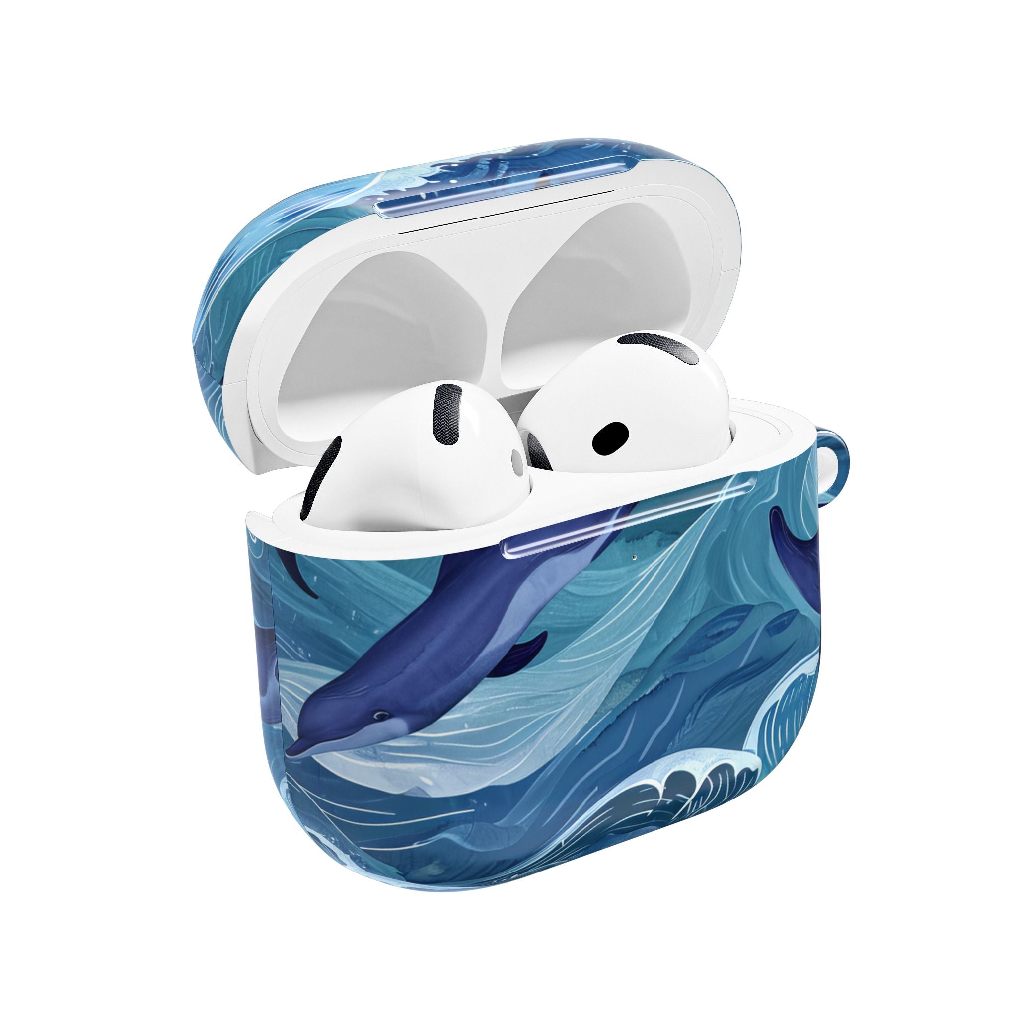 Dolphin Wave Dance - AirPods Case