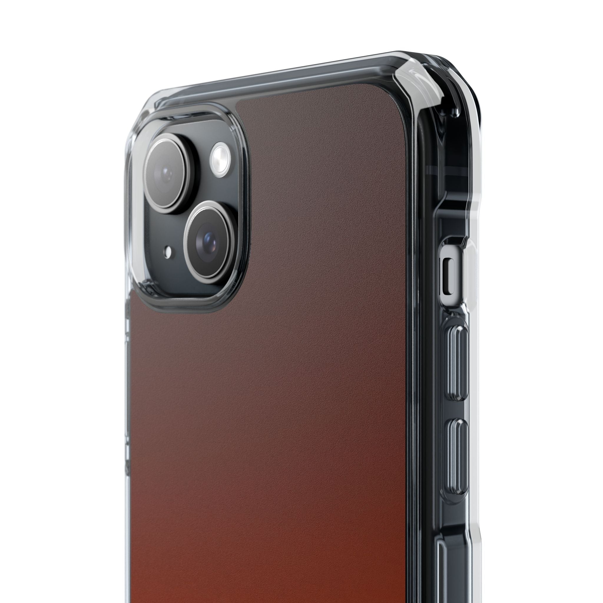 Orange Impact MagSafe Phone Case for iPhone - Obsidian Ember Fade