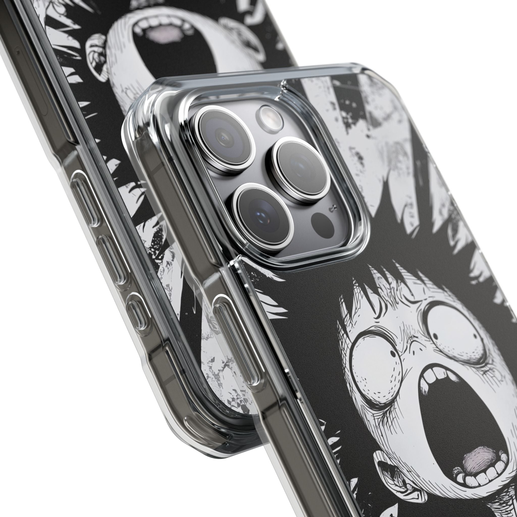 Chaotic Monochrome Scream · Impact Magsafe