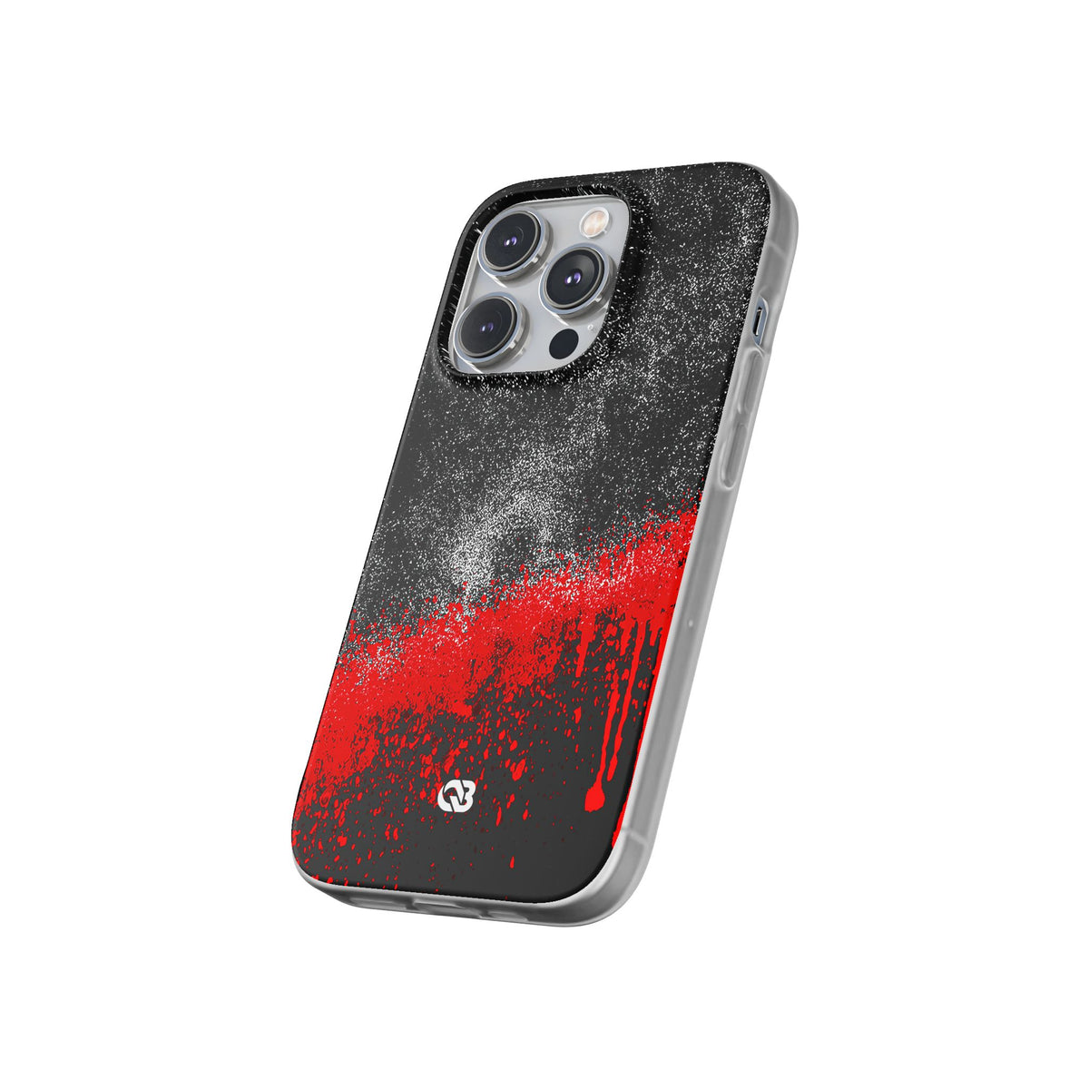 Crimson Noir Drip · Lite Phone Case for iPhone · Black