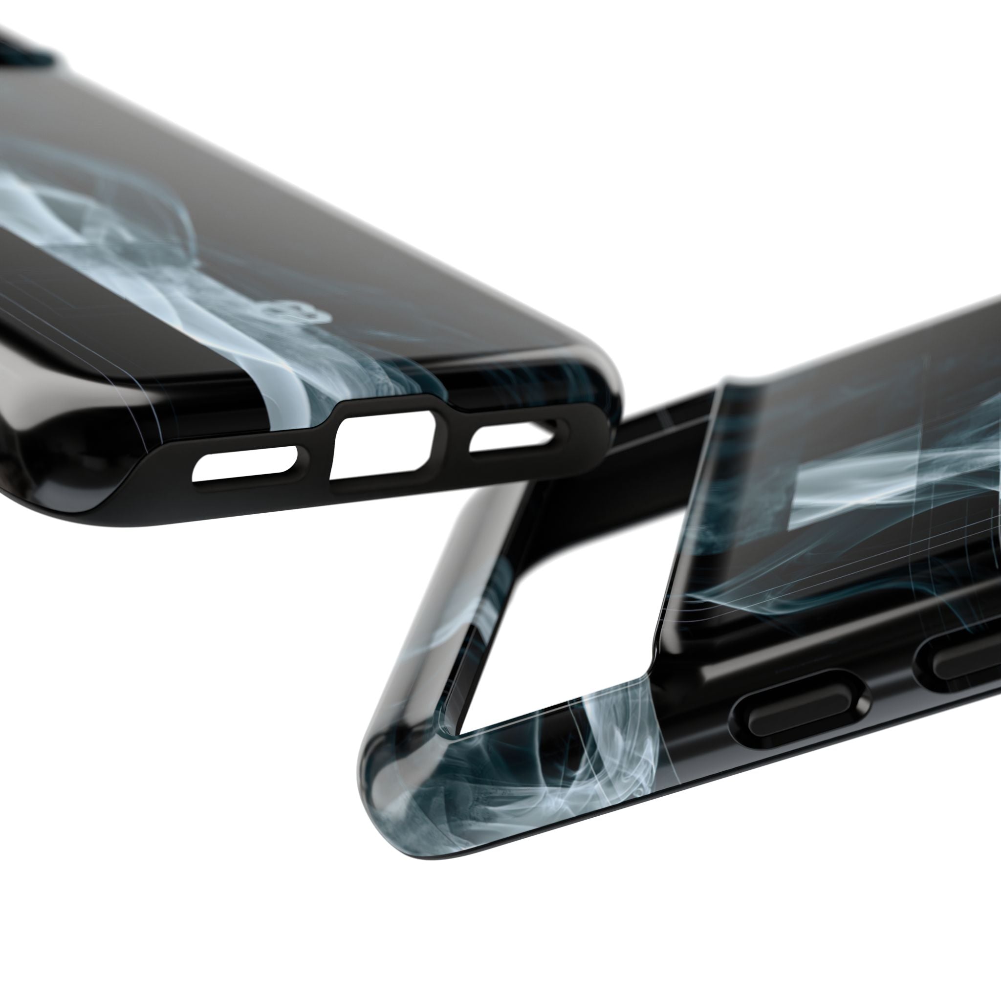Black Tough Phone Case for Google Pixel - Arctic Vapor Grid