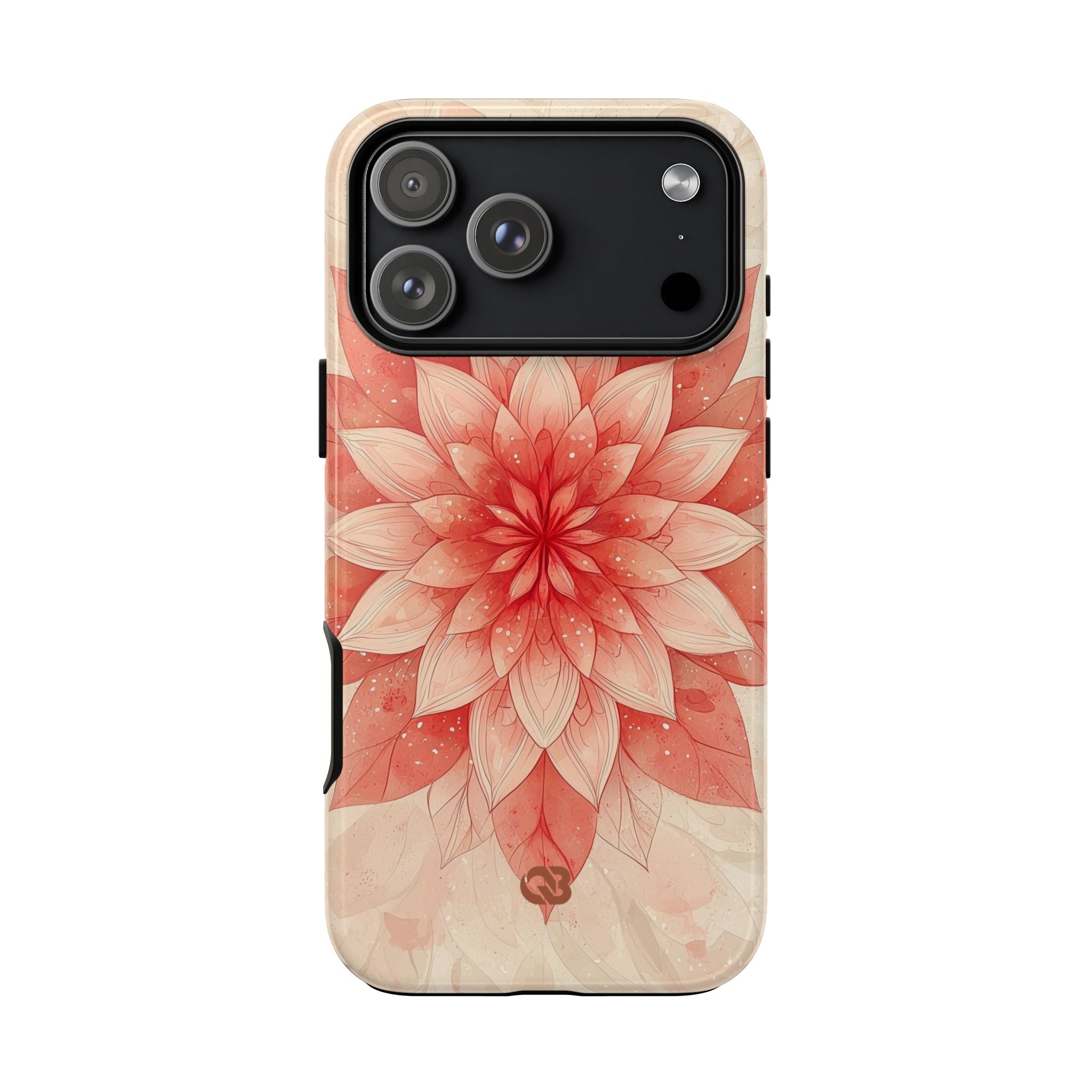 Coral Layered Bloom · Tough Handyhülle für iPhone