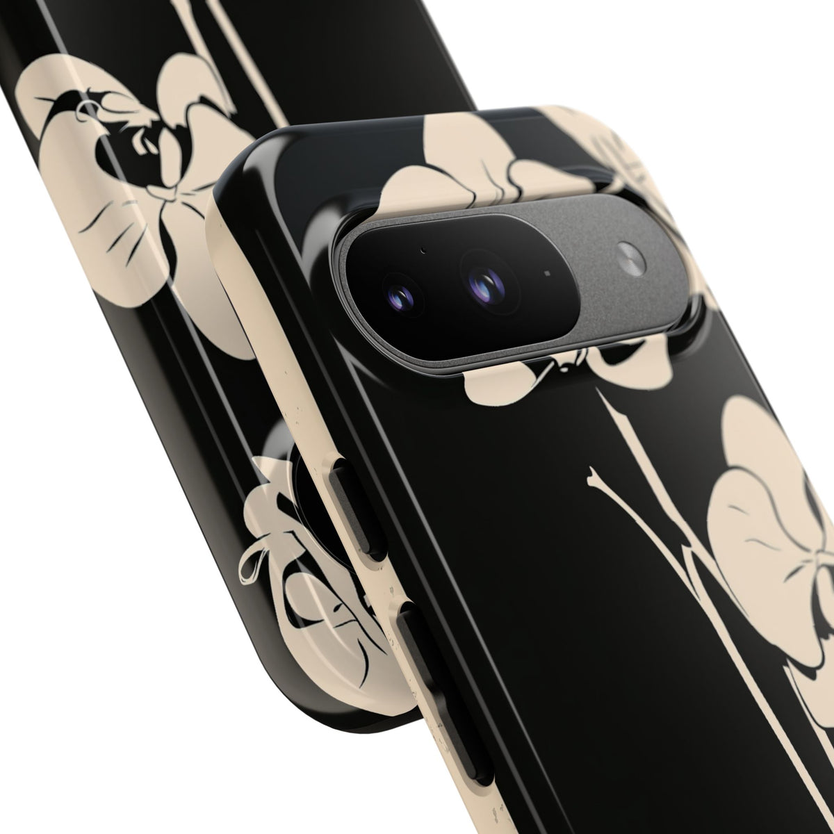 Nocturne Orchid · Tough Phone Case for Pixel · Black