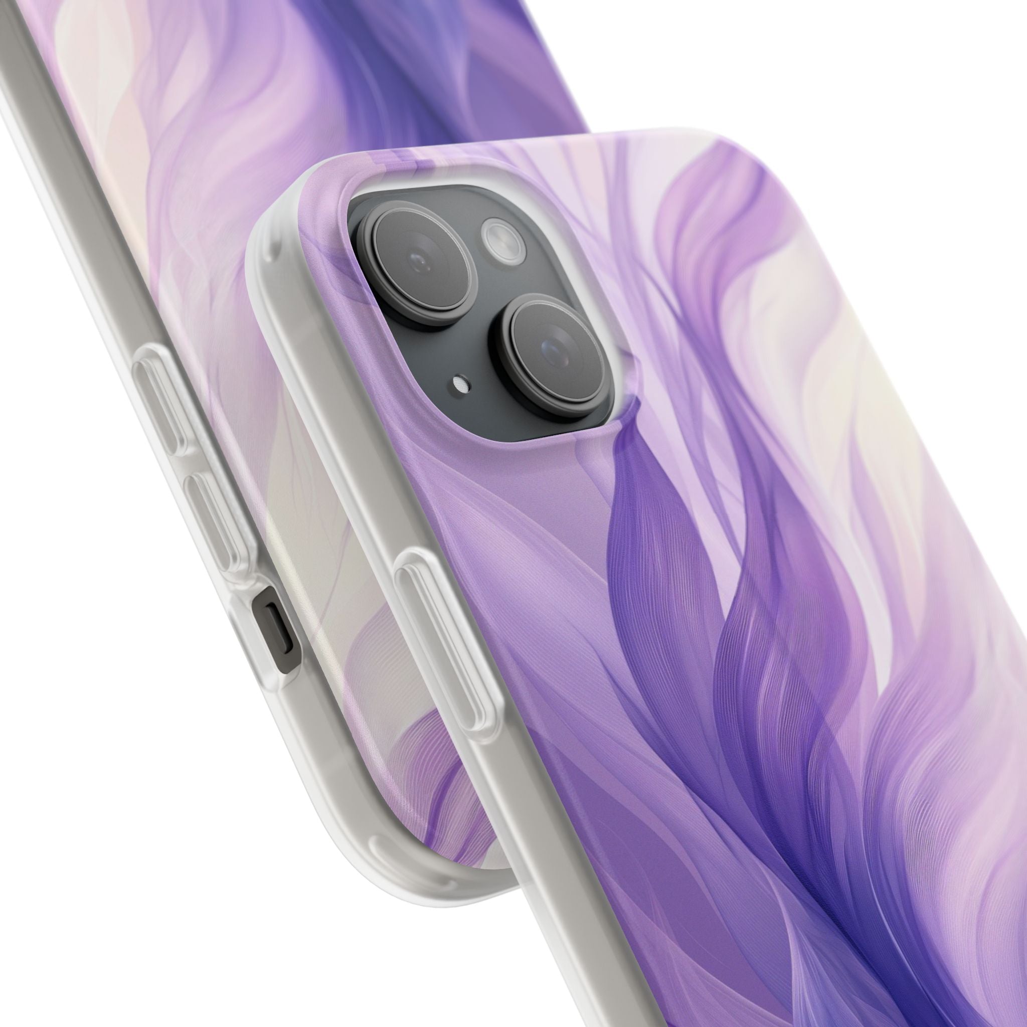 Amethyst Silk Waves · Soft Hoesje voor iPhone