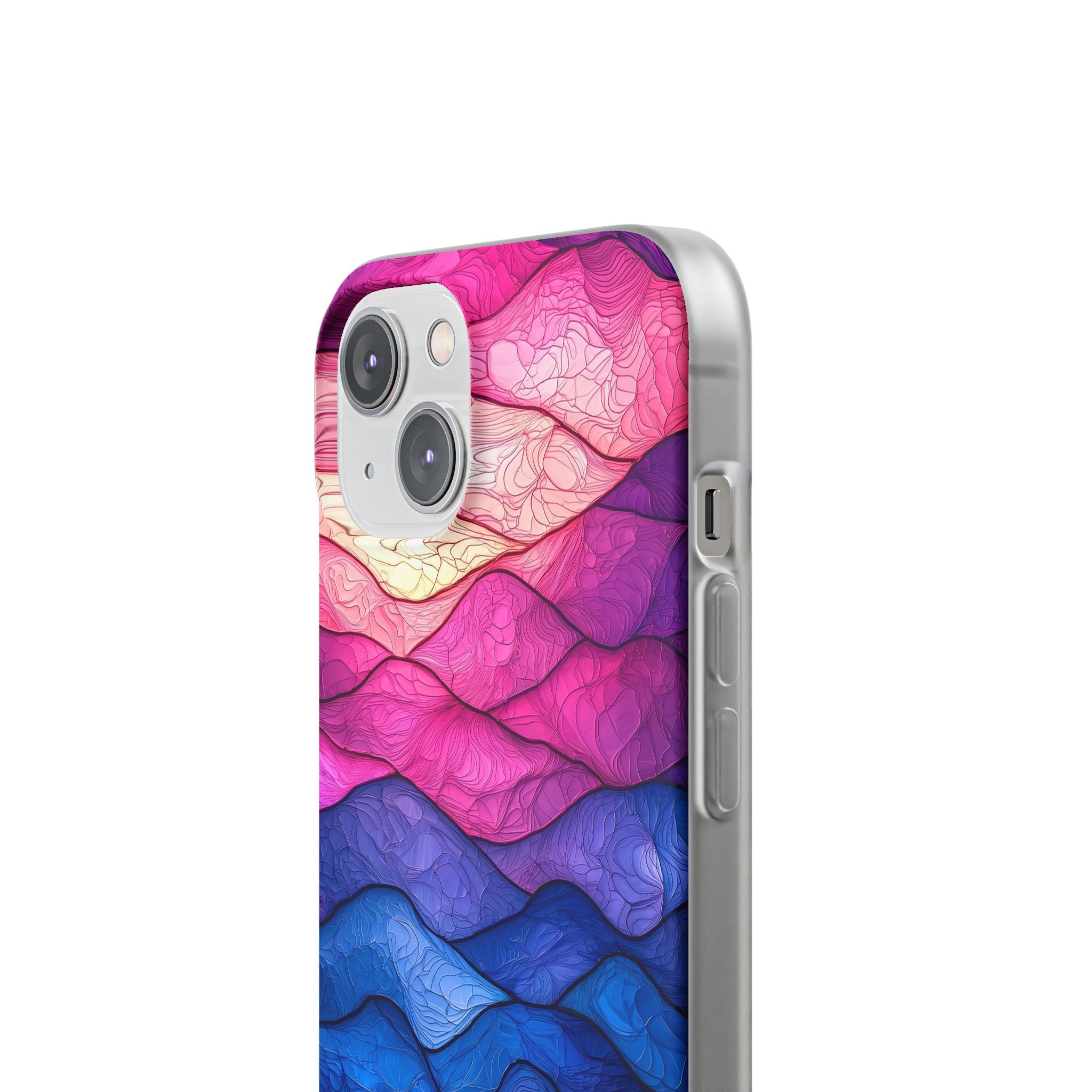 Electric Ridge Flow · Soft Phone Case for iPhone