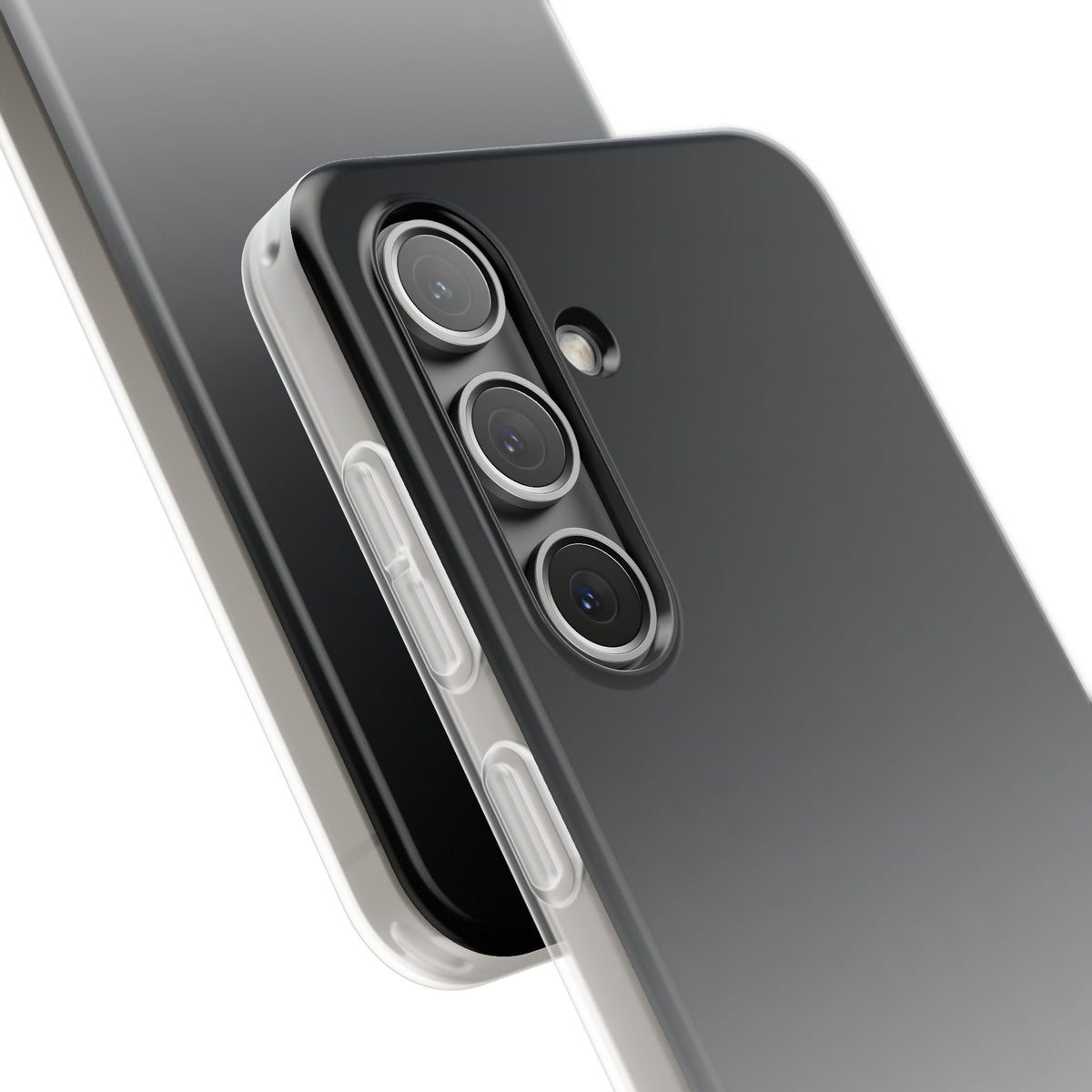 Noir Ombre Fade · Lite Phone Case for Samsung · Black