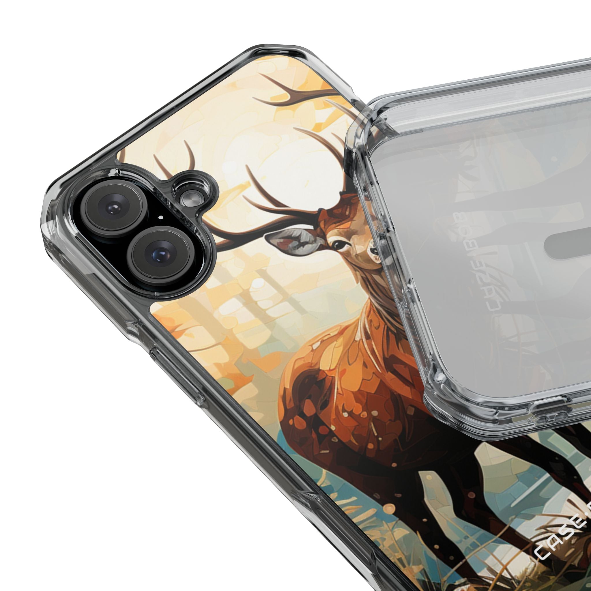 Glowing Stag iPhone 16 Plus Case - Impact - CASE•BOB