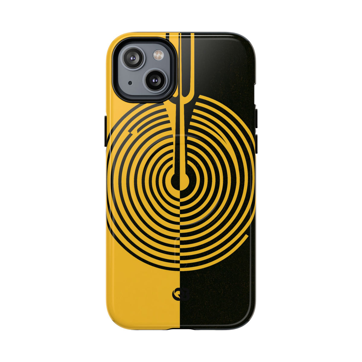 Yellow Tough 2.0 Magsafe Phone Case for iPhone - Voltage Sector Pulse