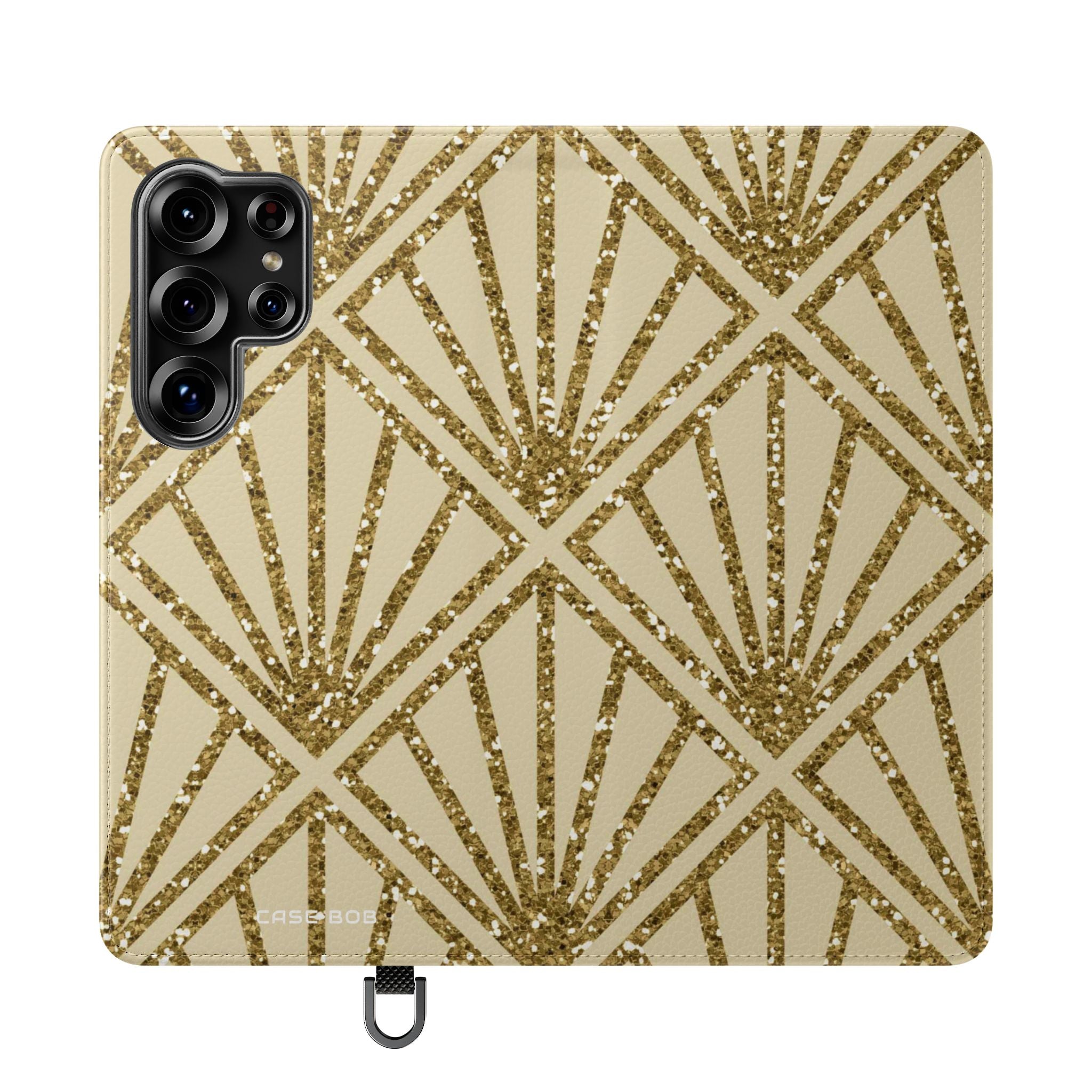 Golden Fan Sparkle - Samsung S25 Ultra Case - Wallet