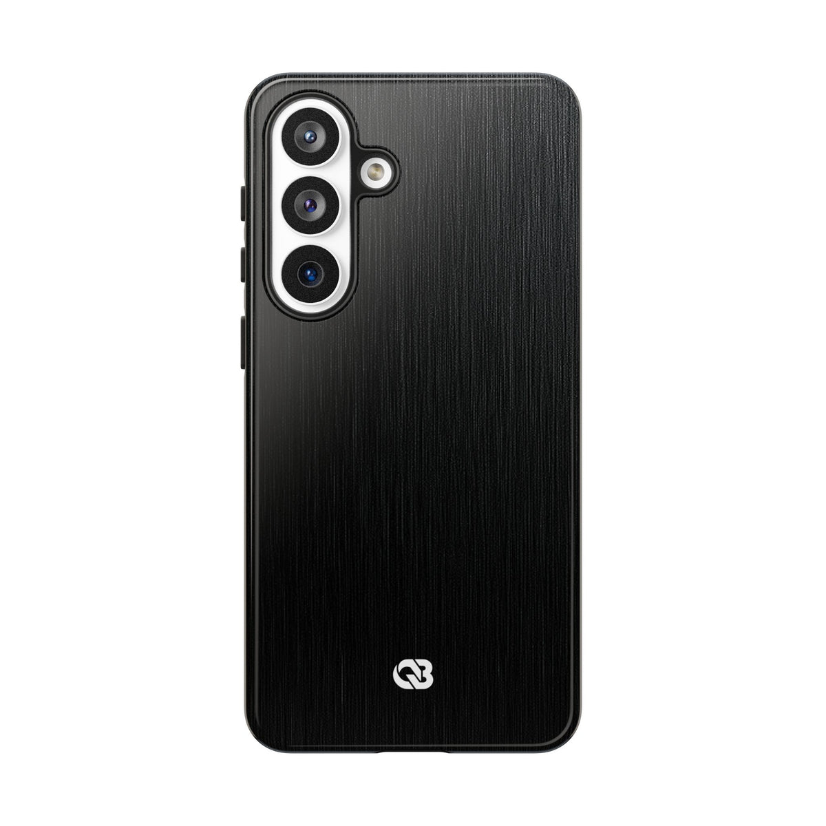 Black Tough Phone Case for Samsung - Brushed Obsidian Slate