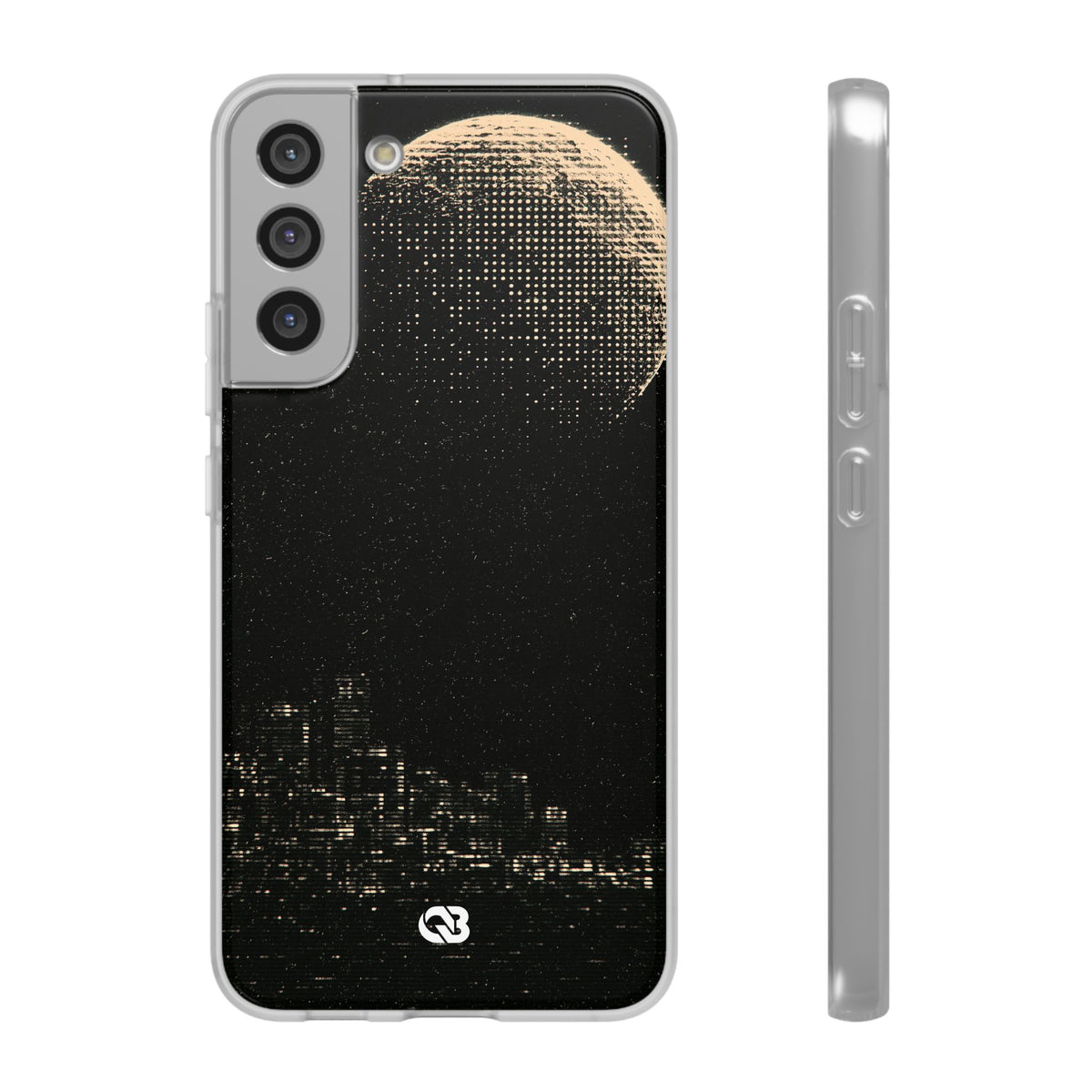 Lunar Metropolis Nocturne · Lite Phone Case for Samsung · Black