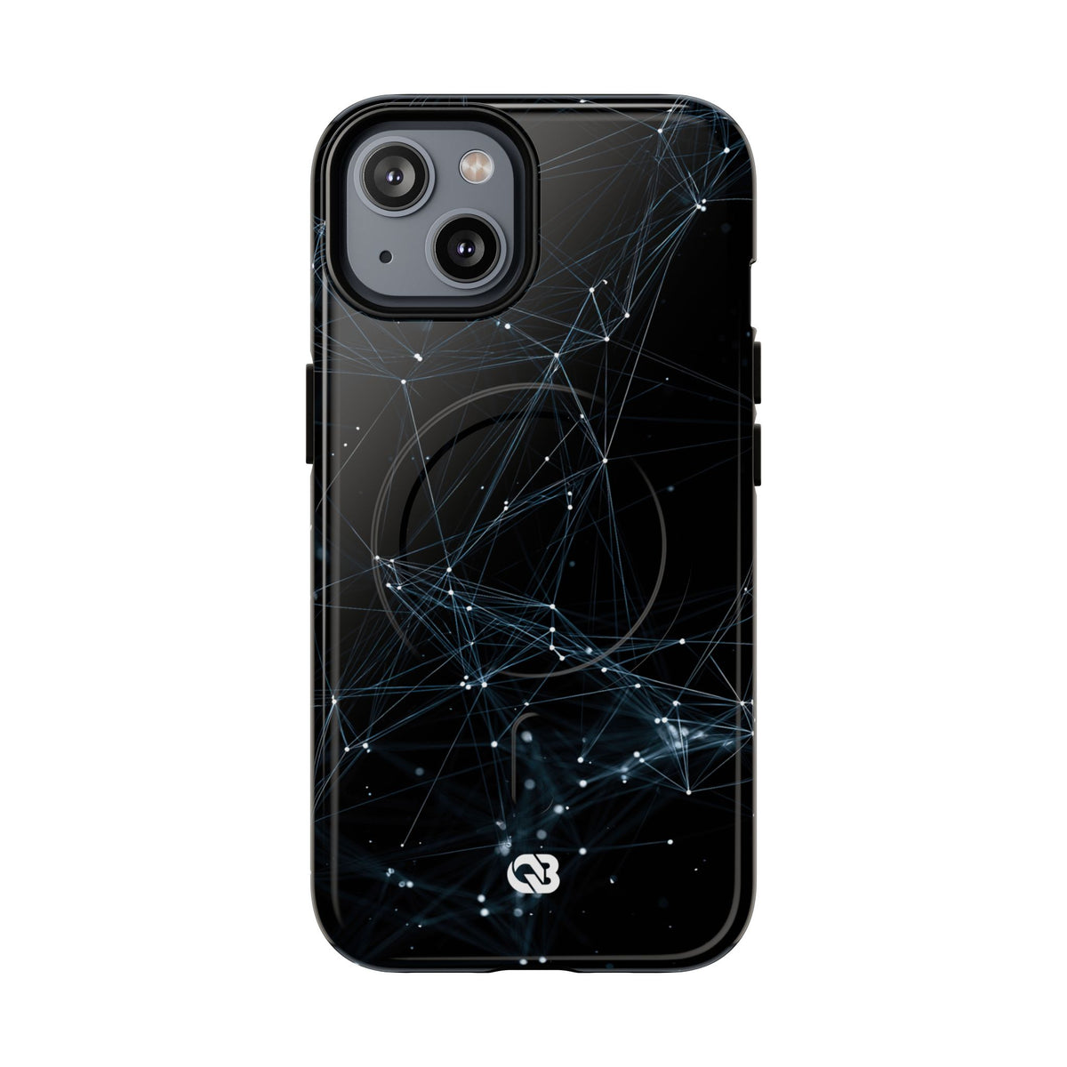 Black Tough 2.0 Magsafe Phone Case for iPhone - Arctic Neural Mesh