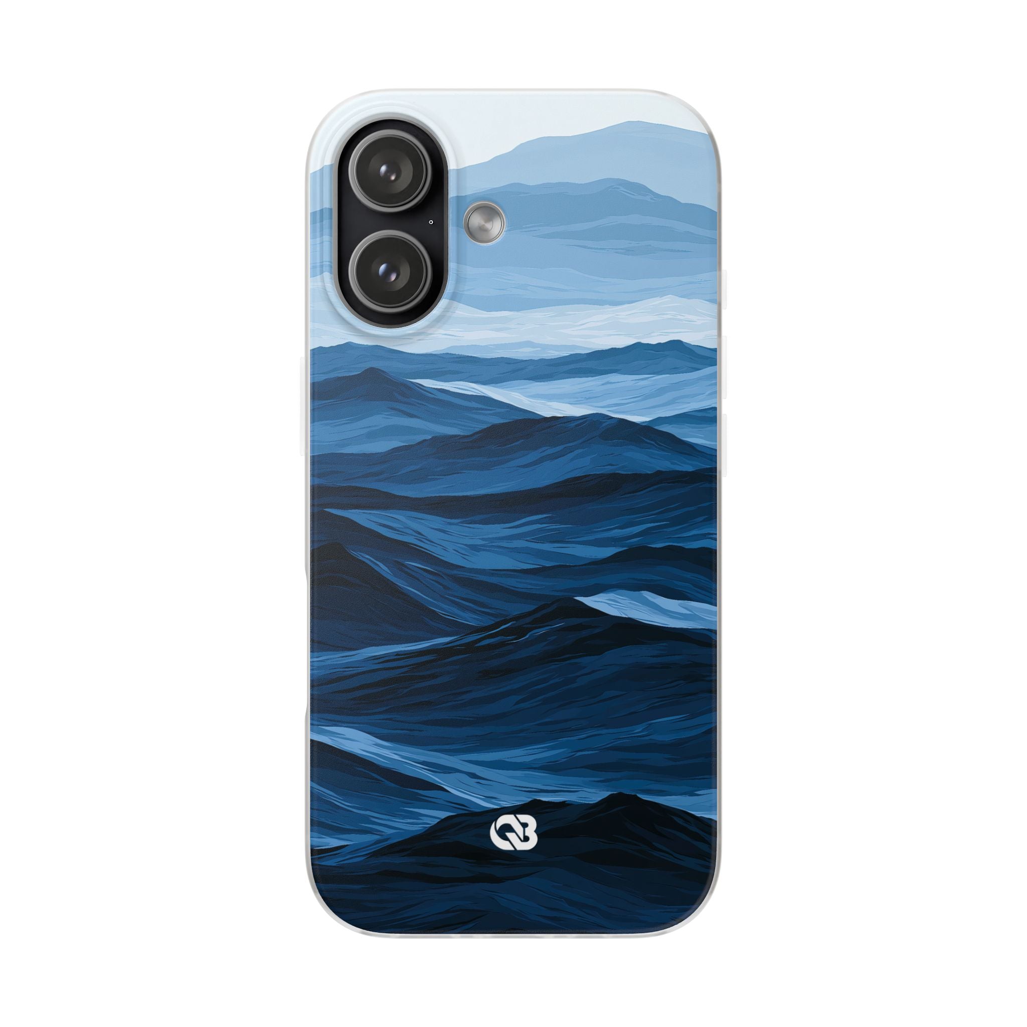 Blue Lite Phone Case for iPhone - Cobalt Ridge Tides
