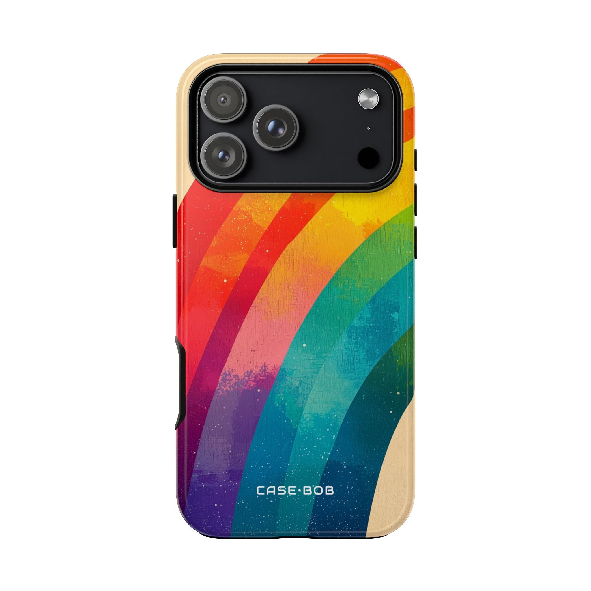 Textured Rainbow Arc iPhone 17 Pro Max Case - Tough - CASE•BOB