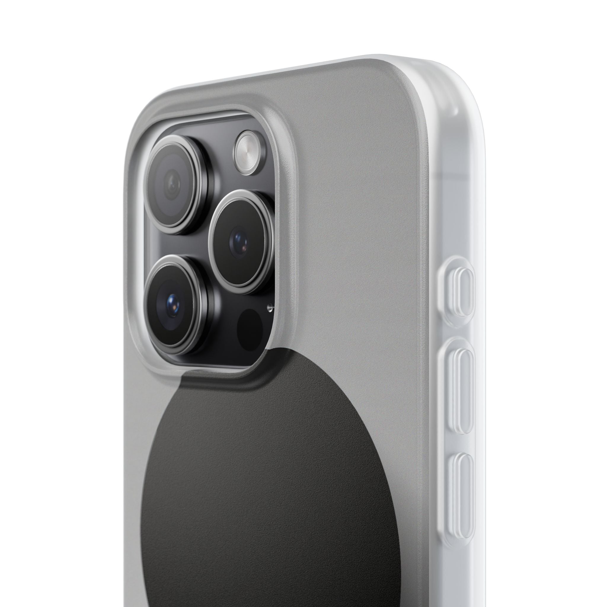 Grey Lite Phone Case for iPhone - Matte Onyx Sphere