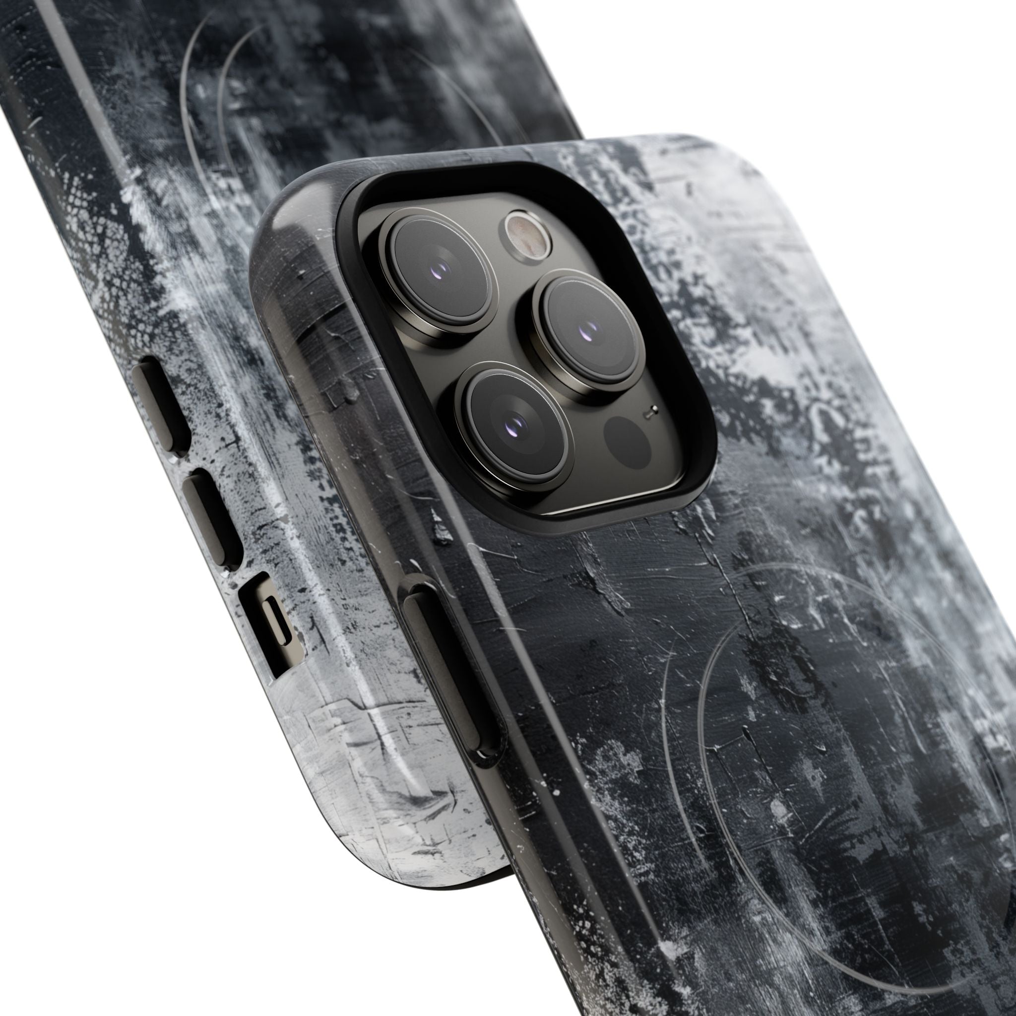 Texturiertes Blackscape iPhone 14 Pro Max Case - Tough+