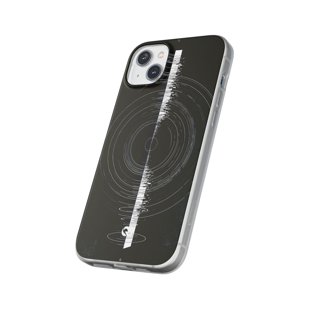 Black Lite Phone Case for iPhone - Obsidian Orbital Signal
