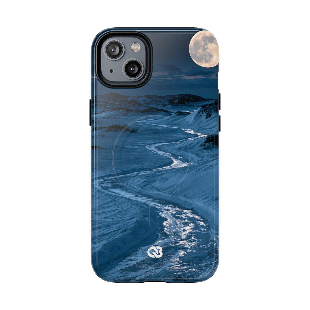 Arctic Moon Drift · Tough 2.0 Magnetic Phone Case for iPhone · Blue