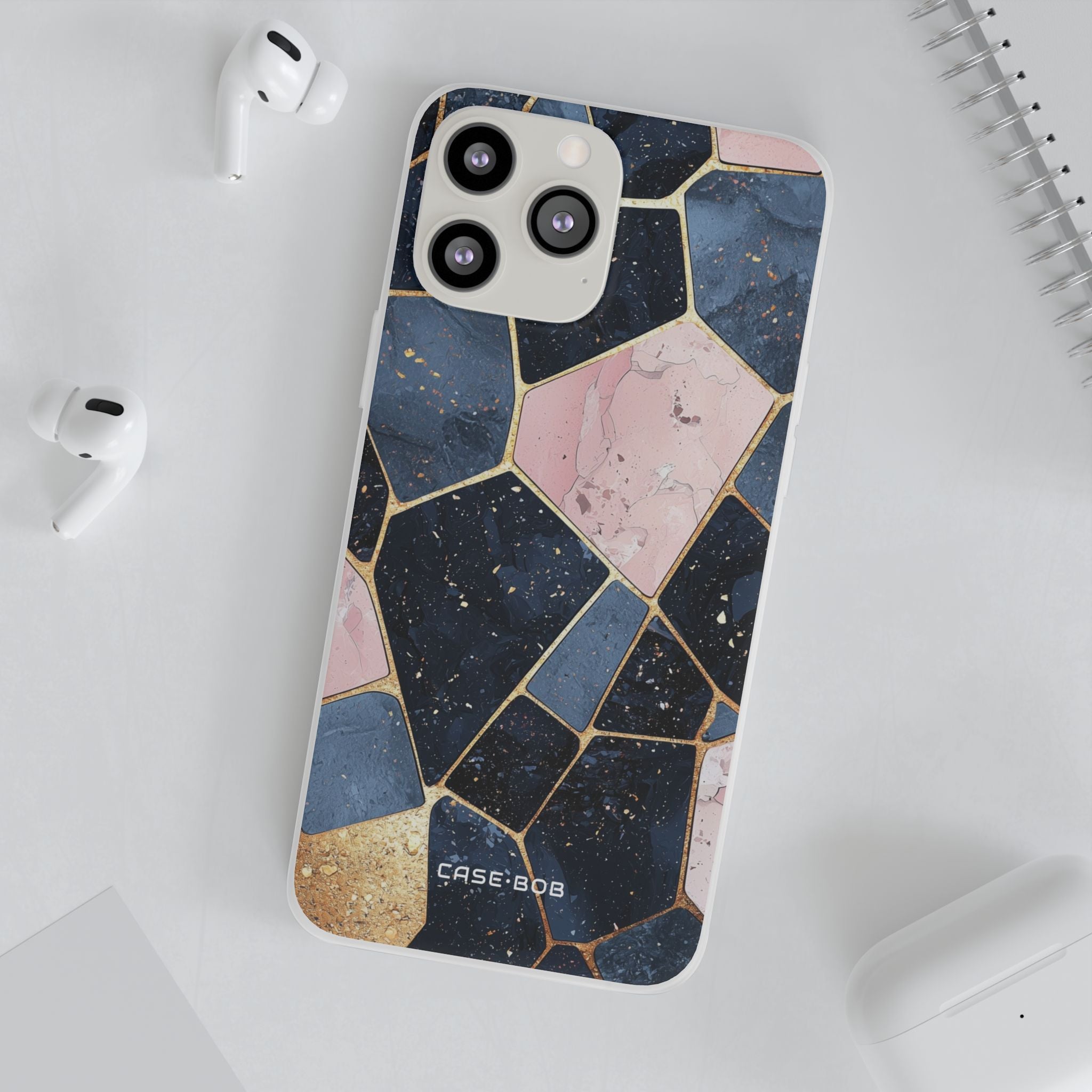 Guldmosaik iPhone 13 Pro Max - Soft