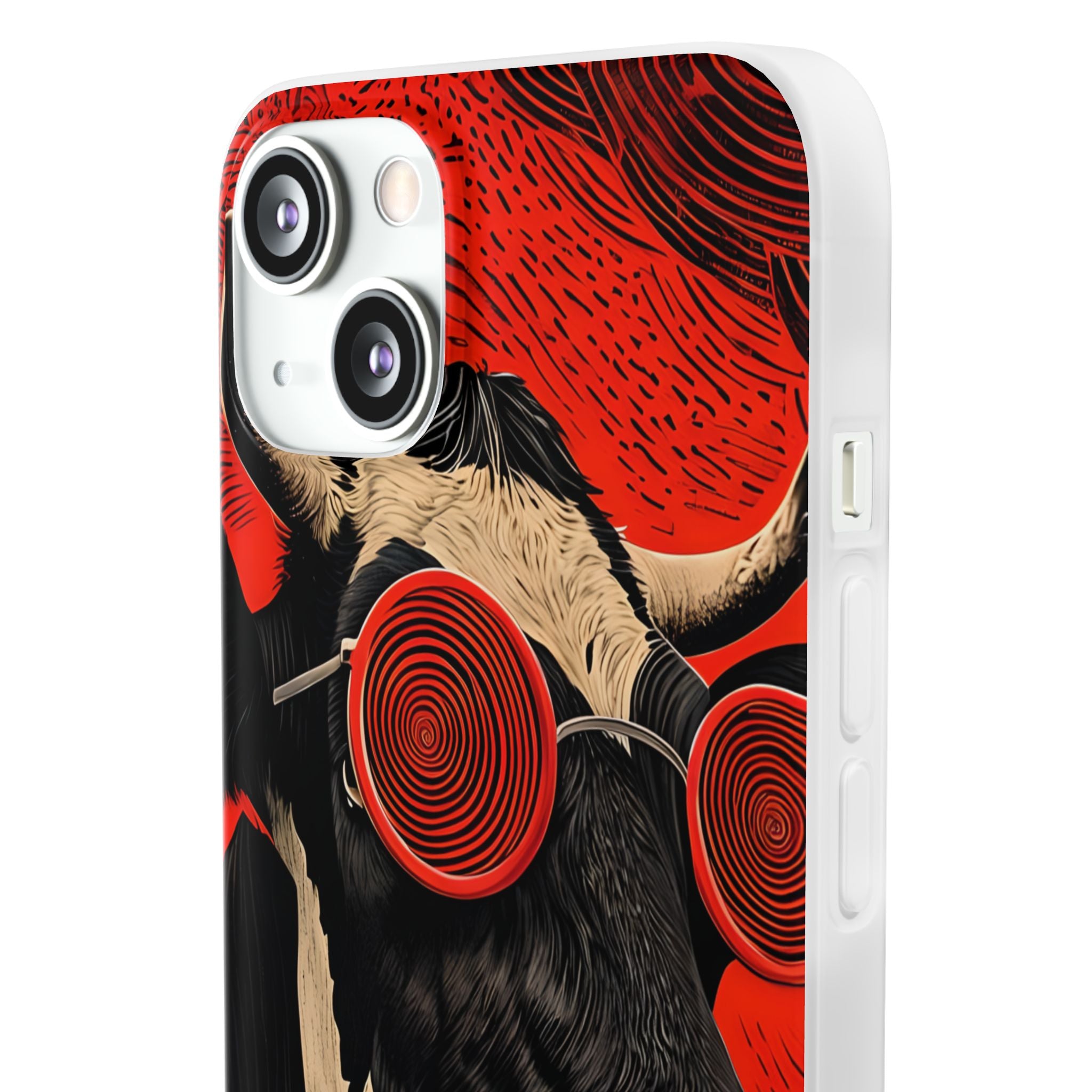 Hypnotic Cow iPhone 13 - Soft