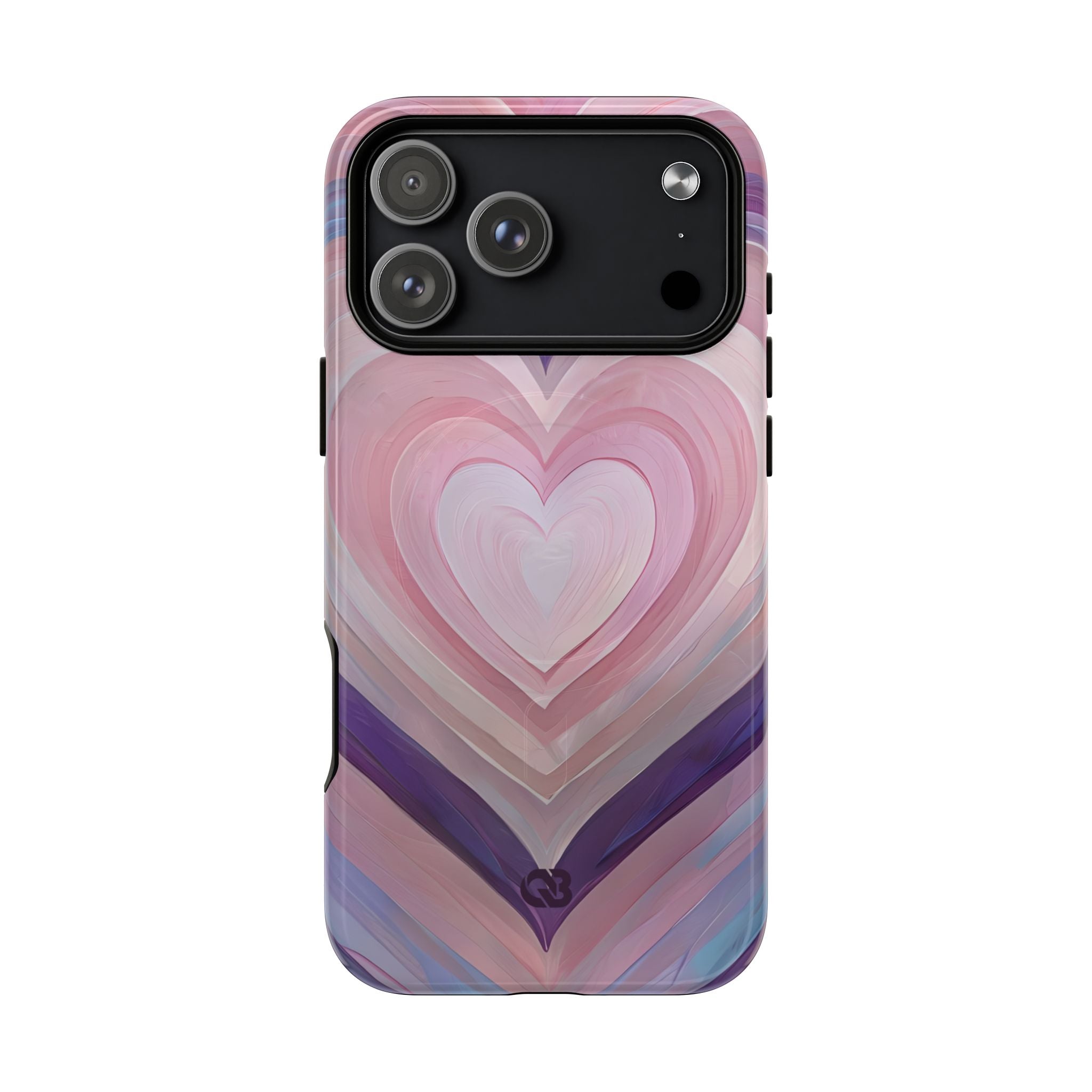 Lavender Pulse Hearts · Tough+ Magsafe